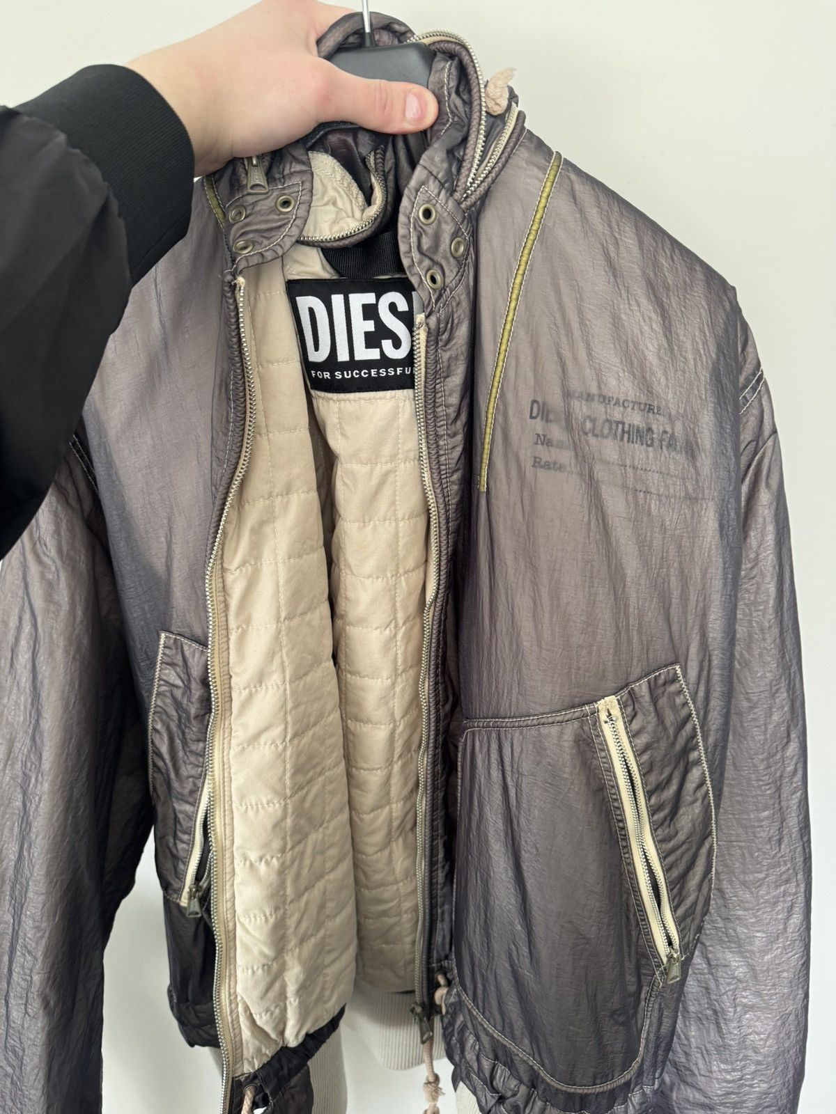 Diesel Diesel transparent U-J23 jaket Size US XL / EU 56 / 4 - 7 Thumbnail