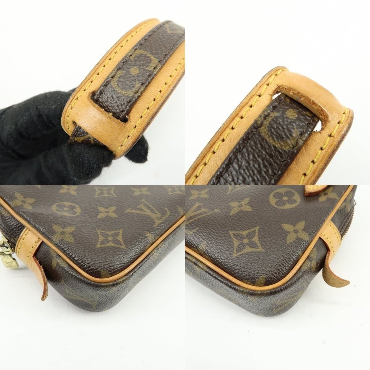 Louis Vuitton Louis Vuitton Pochette Marly Bandouliere Crossbody Bag Size ONE SIZE - 4 Thumbnail