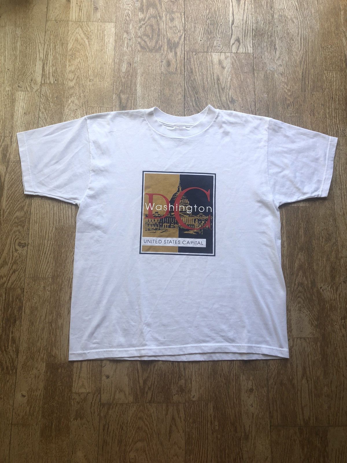 Other × Vintage WASHINGTON DC US CAPITAL VINTAGE TEE SHIRT Size US L / EU 52-54 / 3 - 1 Thumbnail