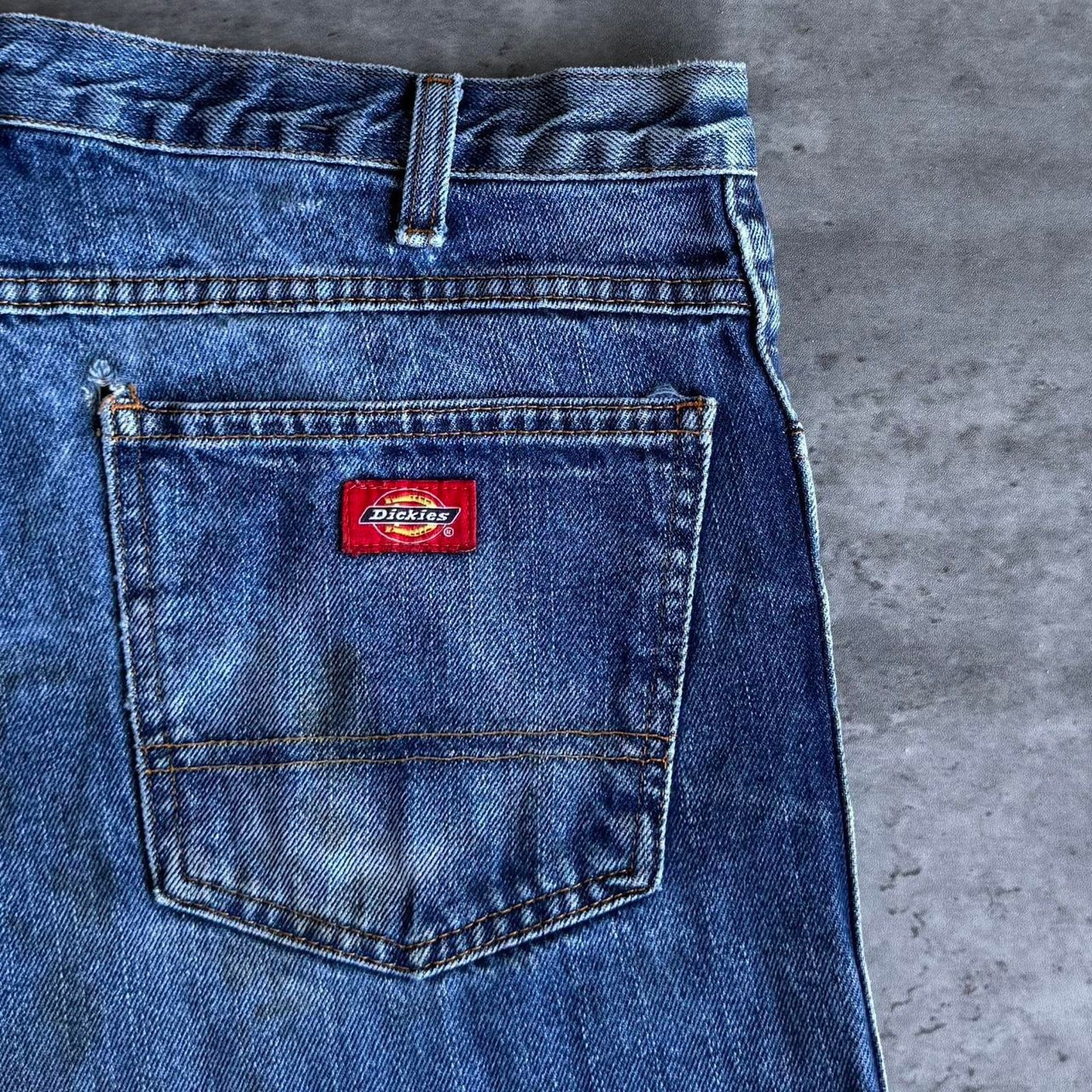 Carhartt × Dickies × Vintage Vintage Y2K Carhartt Style Baggy Carpenter Denim Jeans Size US 37 - 3 Thumbnail