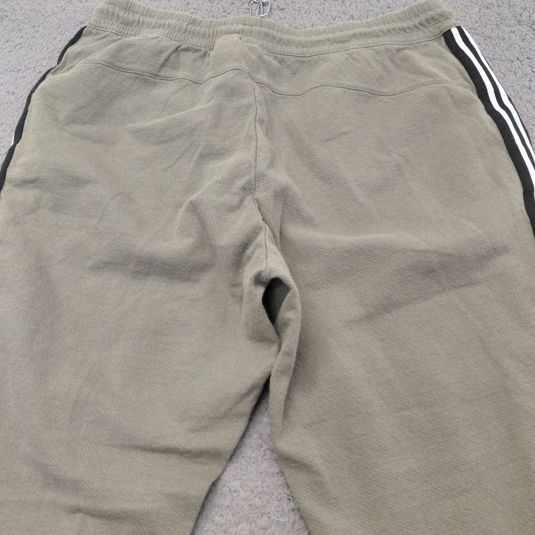 Adidas Adidas Track Pants Mens XL Gray Black Trio Stripes Athletic Joggers Pockets Size US 36 / EU 52 - 5 Thumbnail