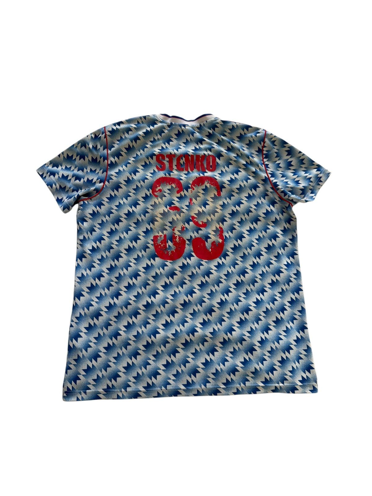 Adidas MANCHESTER UNITED AWAY KIT 1990-92 (SNOWFLAKE) Size US XXL / EU 58 / 5 - 4 Thumbnail