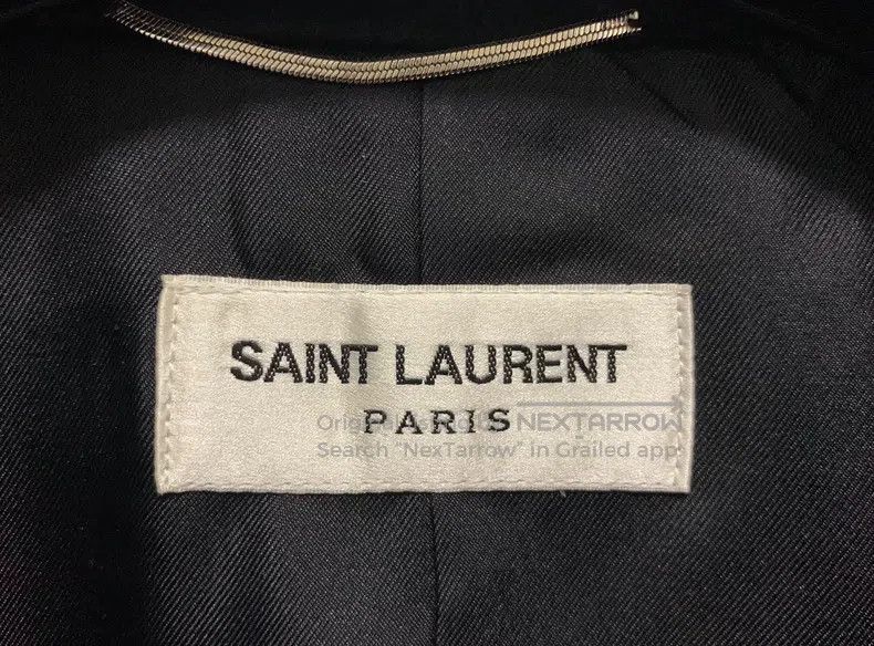 Saint Laurent Paris Saint Laurent Paris Olive Green Peak Lapel Velvet Suit Size US M / EU 48-50 / 2 - 3 Thumbnail