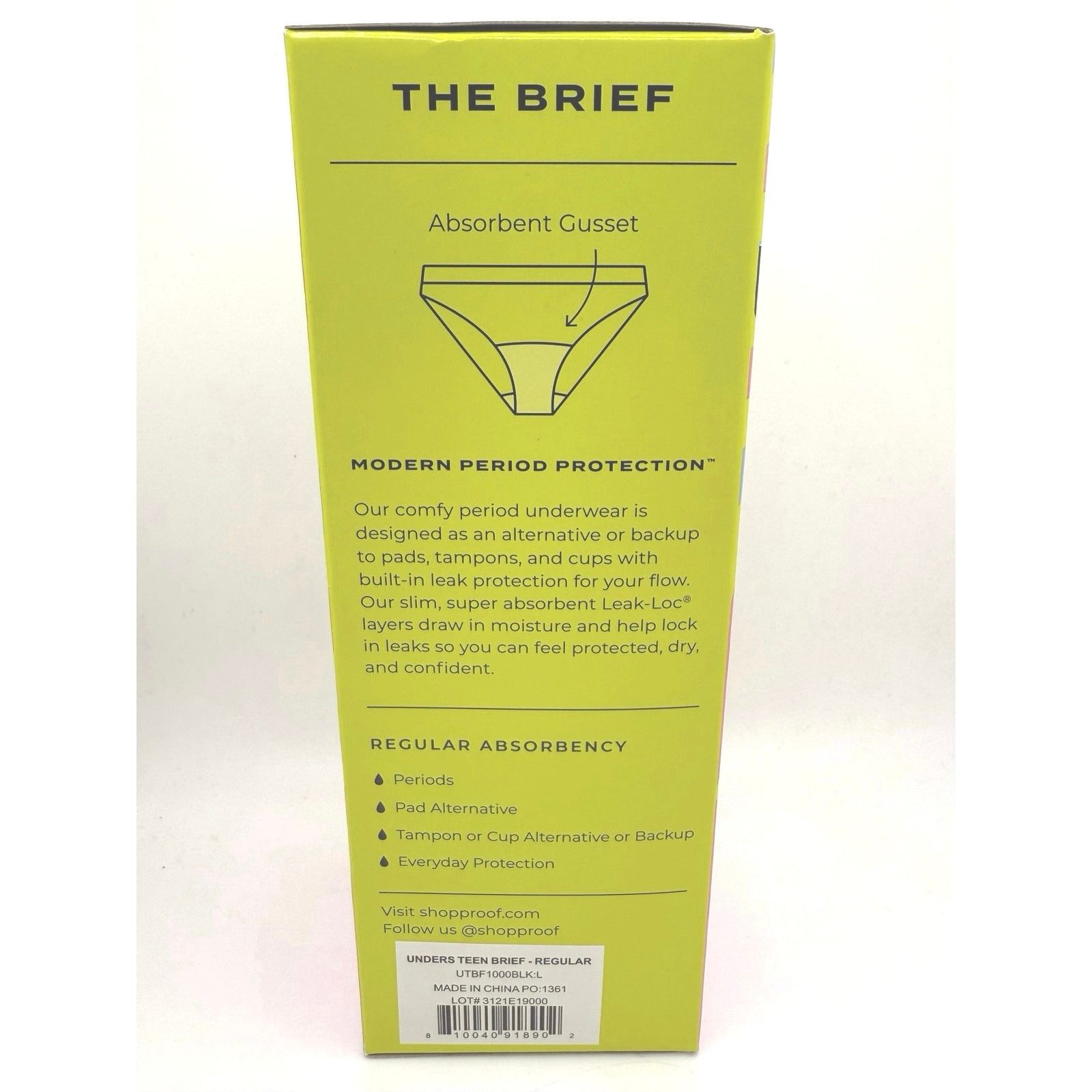 Other NEW Proof Unders Teen Period Underwear Size L 2pk Size ONE SIZE - 4 Thumbnail