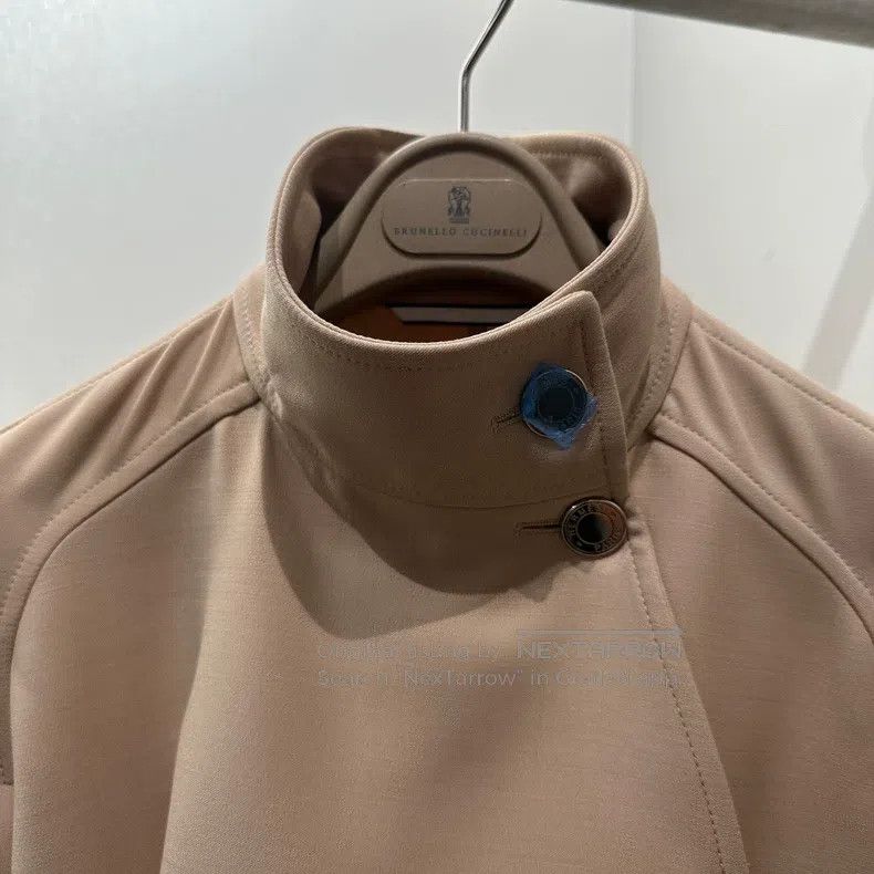Hermes Hermes Wool and Cashmere Lapel Long Coat Size XS / US 0-2 / IT 36-38 - 8 Thumbnail