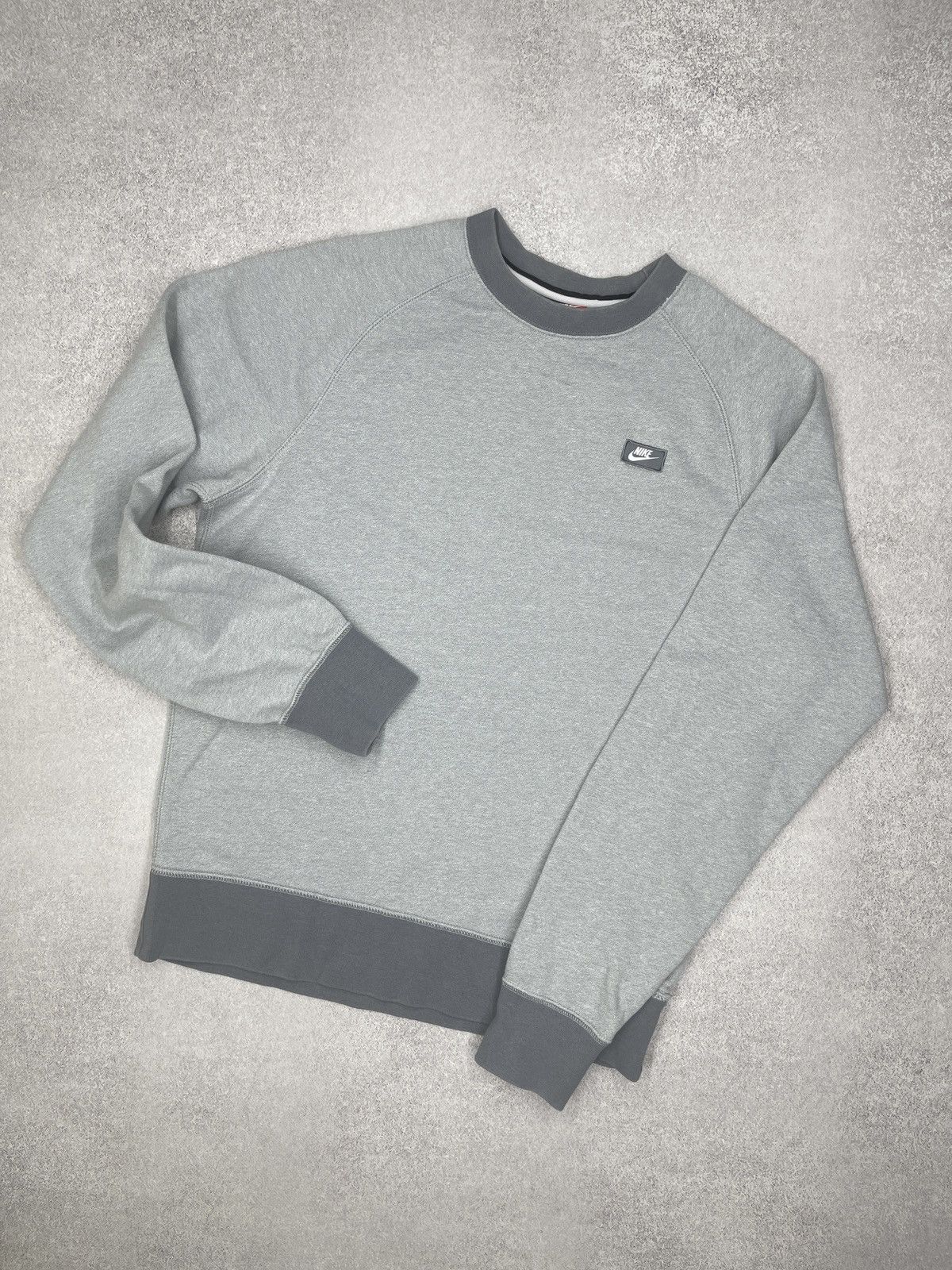 Mens Nike Modern Crewneck Sweatshirt Grey Drill Y2K Size