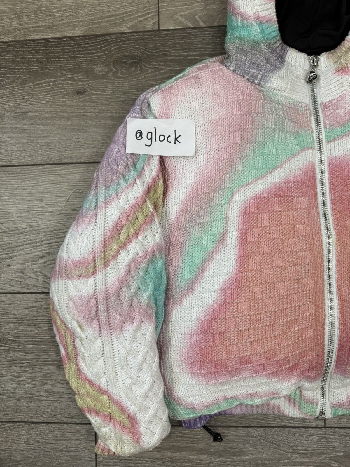 Bad Son Badson SPCTRM Multicolor Knit Puffer Jacket Size Medium Size US M / EU 48-50 / 2 - 7 Thumbnail