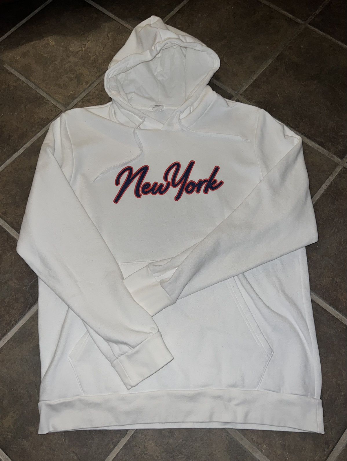Vintage VINTAGE NEW YORK HOODIE Size US XL / EU 56 / 4 - 6 Thumbnail