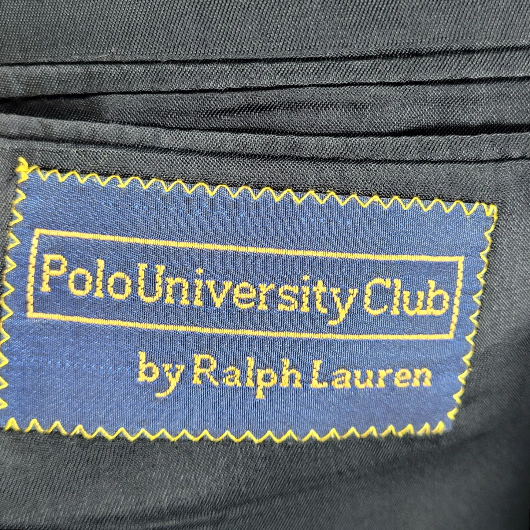 Ralph Lauren VINTAGE Ralph Lauren Blazer Polo University Club Gray Wool 100% Virgin Wool Notch Lapel Single-Breasted Two-Button Classic fit Men 40 Regular Size Size US L / EU 52-54 / 3 - 3 Thumbnail
