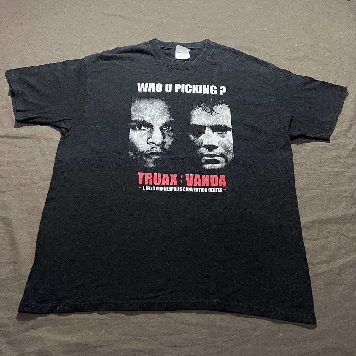 Rap Tees Vintage Y2K Caleb Truax Vs Matt Vanda Boxing Graphic XL Size US XL / EU 56 / 4 - 2 Thumbnail