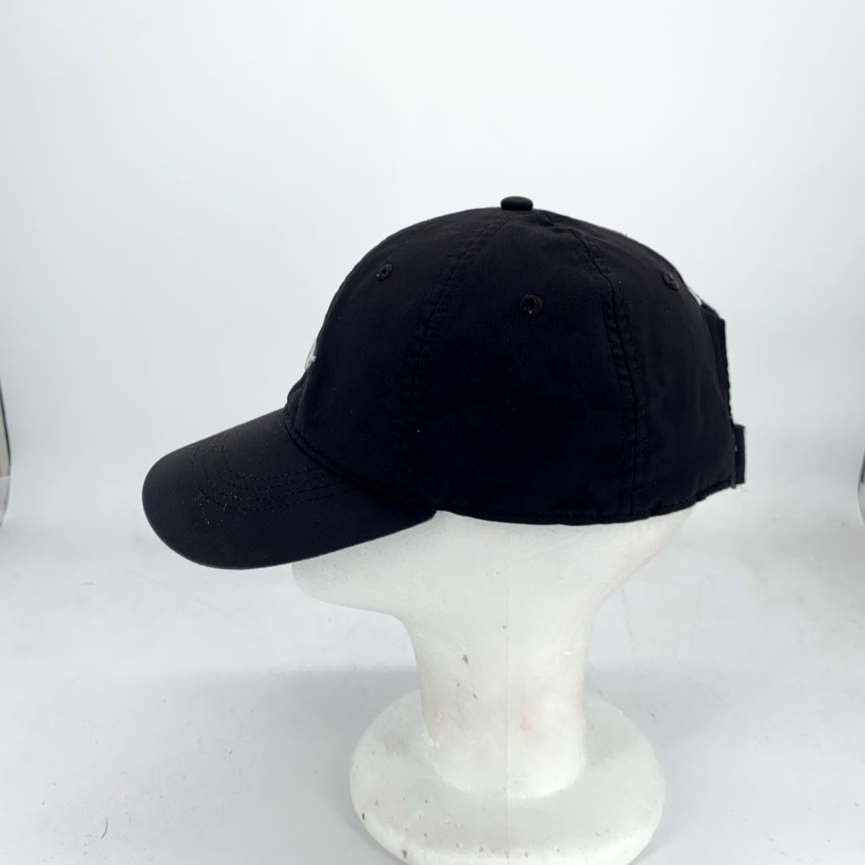 Nike Nike Legacy91 Dri-Fit Swoosh Golf Hat Cap Strap Back Black Mens Size ONE SIZE - 5 Thumbnail