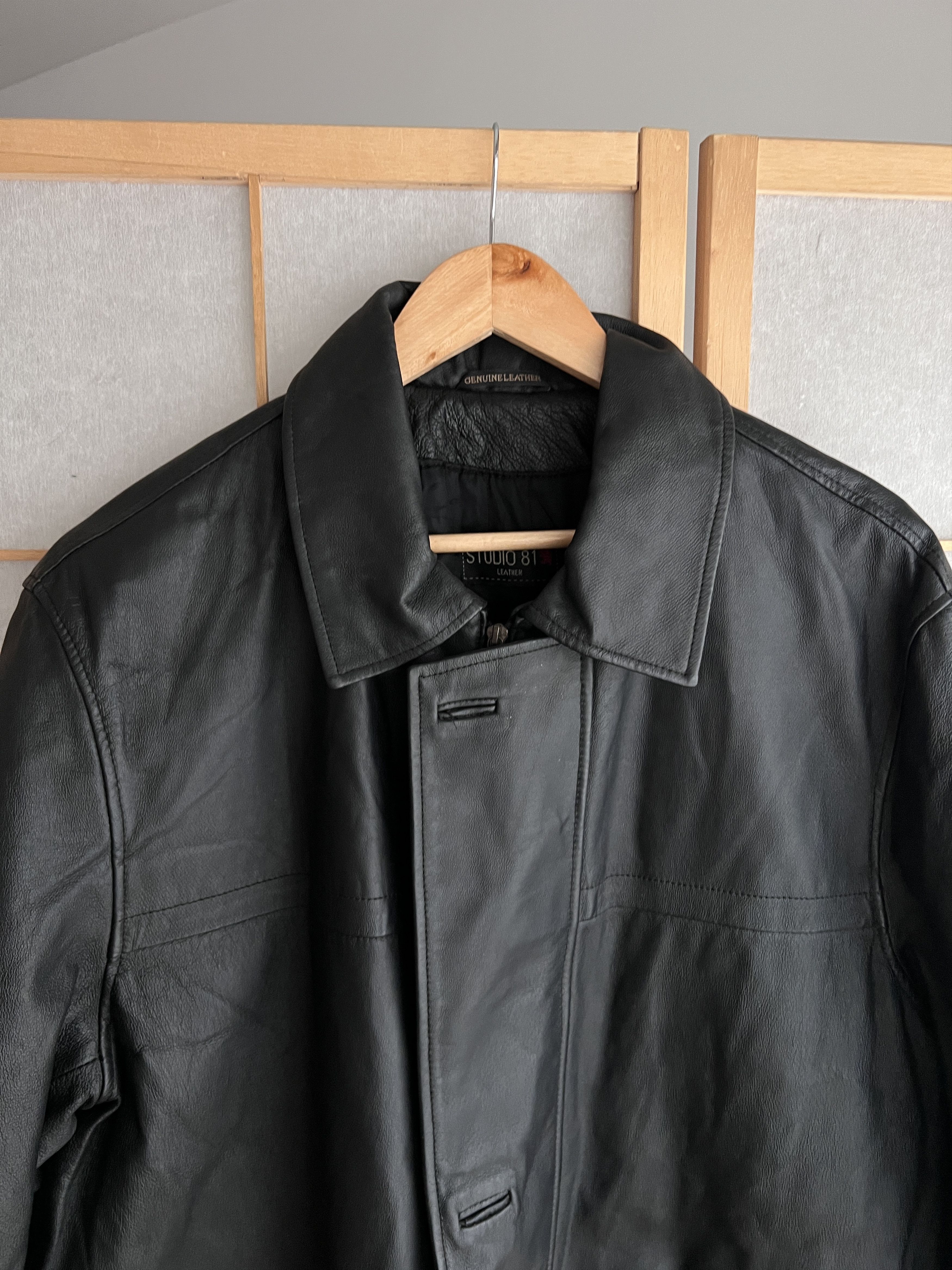 If Six Was Nine 14th Addiction Yohji Yamamoto style leather jacket LGB coat Size US XL / EU 56 / 4 - 12 Thumbnail