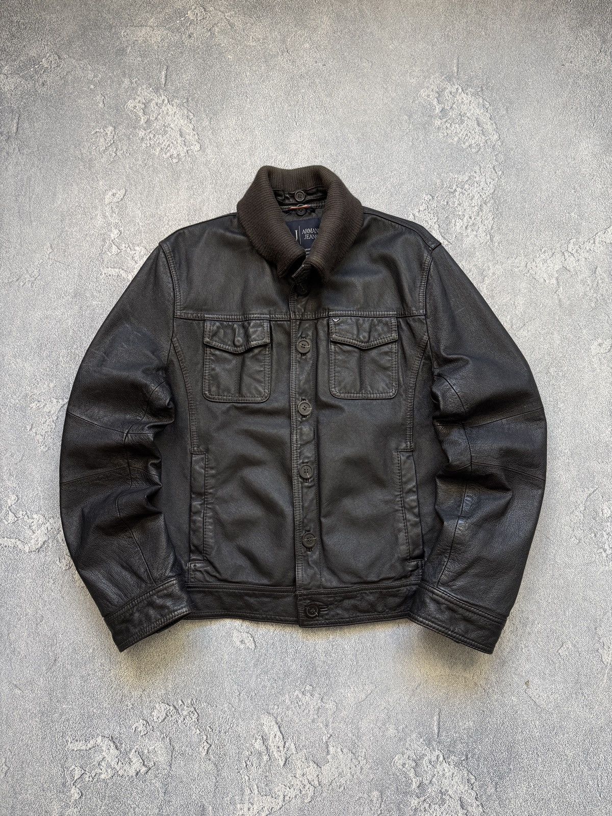 Armani × Armani Collezioni × Giorgio Armani Armani 7 Zip Leather