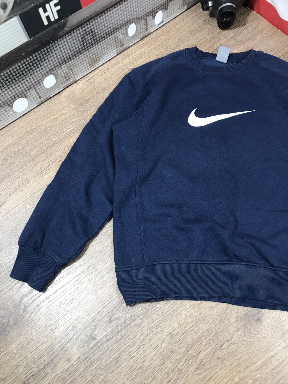 Nike × Vintage Vintage Nike Big Logo Sweatshirt Size US L / EU 52-54 / 3 - 2 Thumbnail