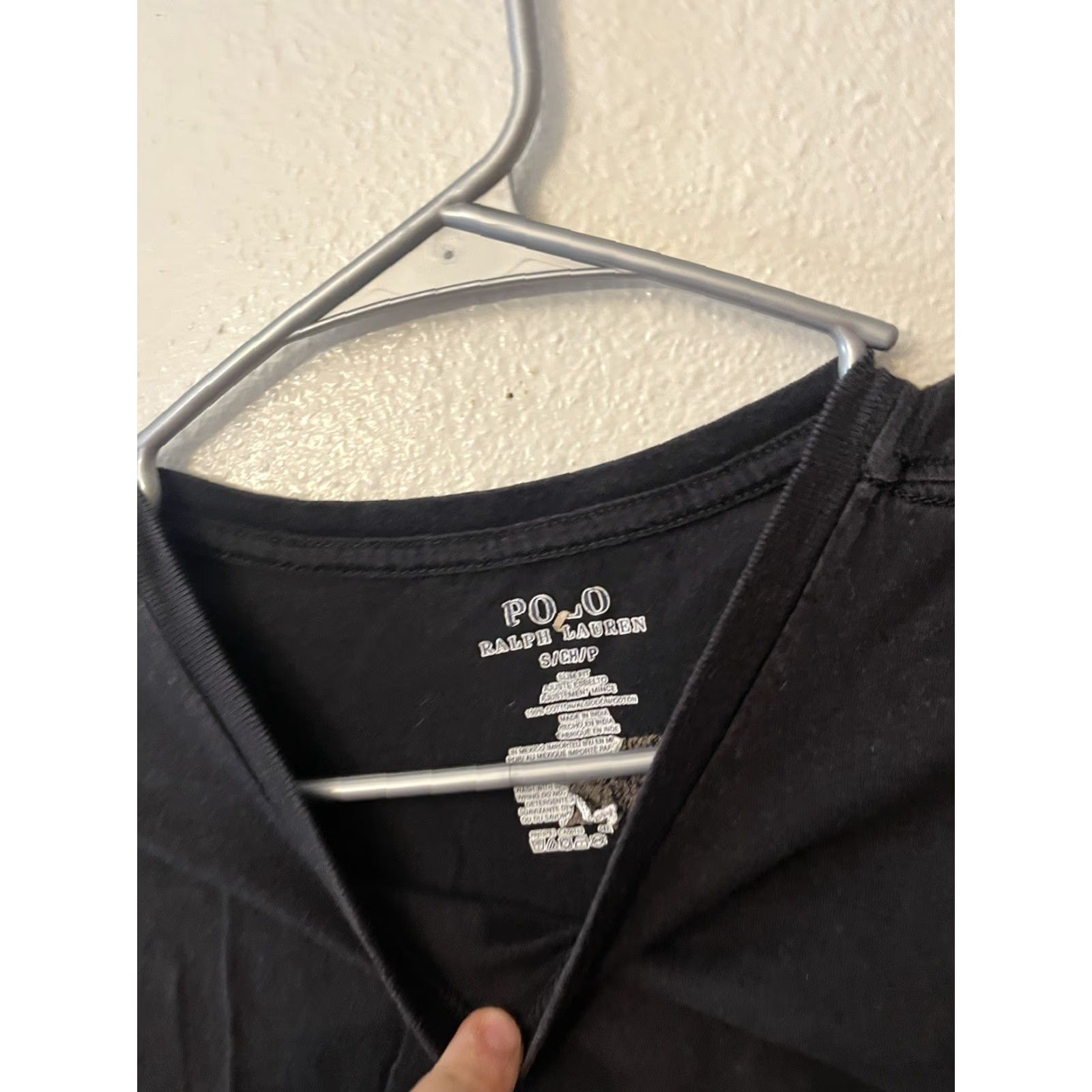 Polo Ralph Lauren Polo Ralph Lauren Sleepwear Shirt Men S Cotton Sleep Shirt Black Crew Neck EUC! Top Size US S / EU 44-46 / 1 - 2 Thumbnail