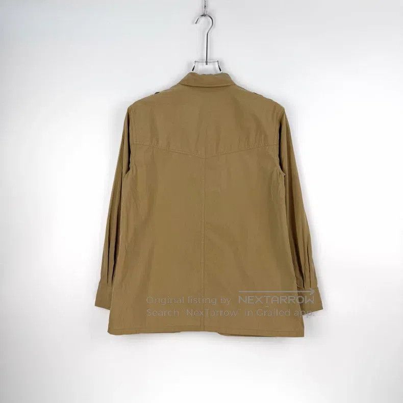 Loro Piana Loro Piana Khaki Shoulder Badge Shirt Size S / US 4 / IT 40 - 4 Thumbnail