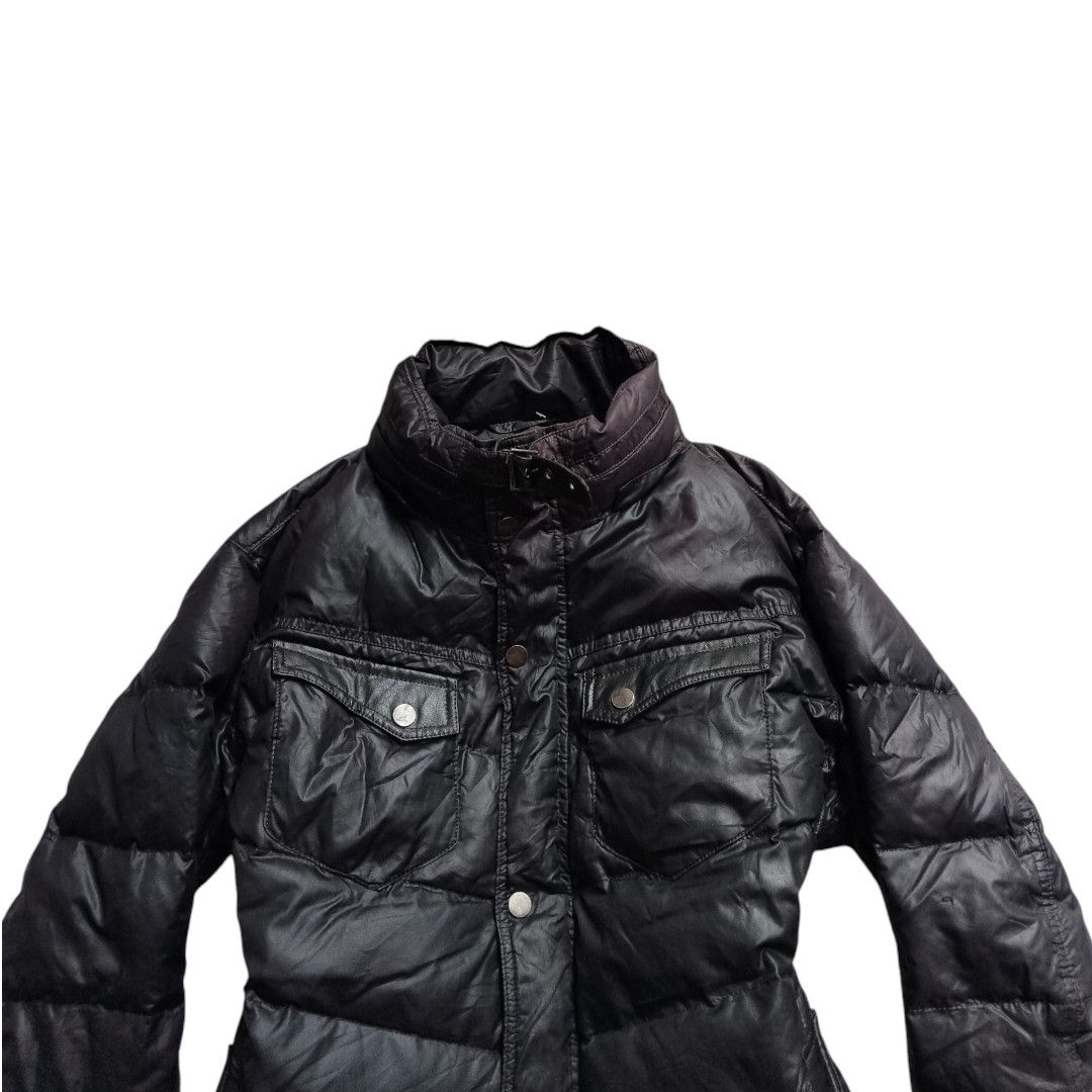 14th Addiction Male & Co vkei style leather trim puffer bikers jacket Size US L / EU 52-54 / 3 - 4 Thumbnail