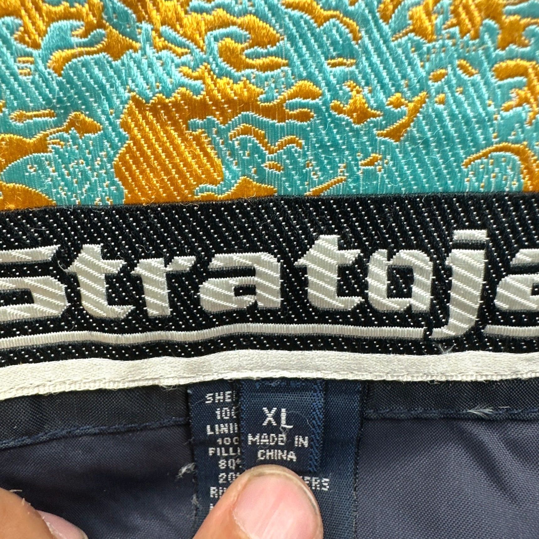 Vintage VINTAGE Stratojac Goose Down Puffer Parka Jacket XL Navy Quilted Pockets Zip Mens Size US XL / EU 56 / 4 - 2 Thumbnail