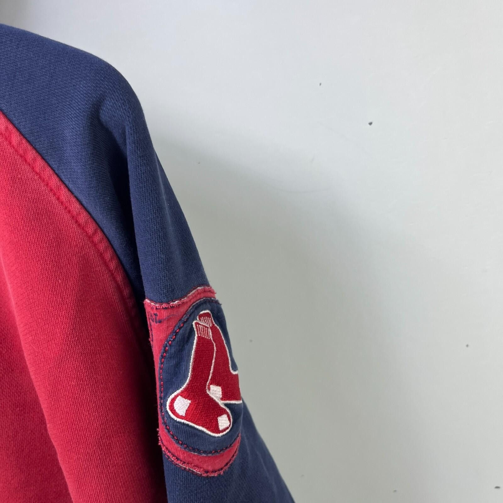 Nike Vintage Boston Red Sox Nike Middle Swoosh Hoodie XL Size ONE SIZE - 4 Thumbnail