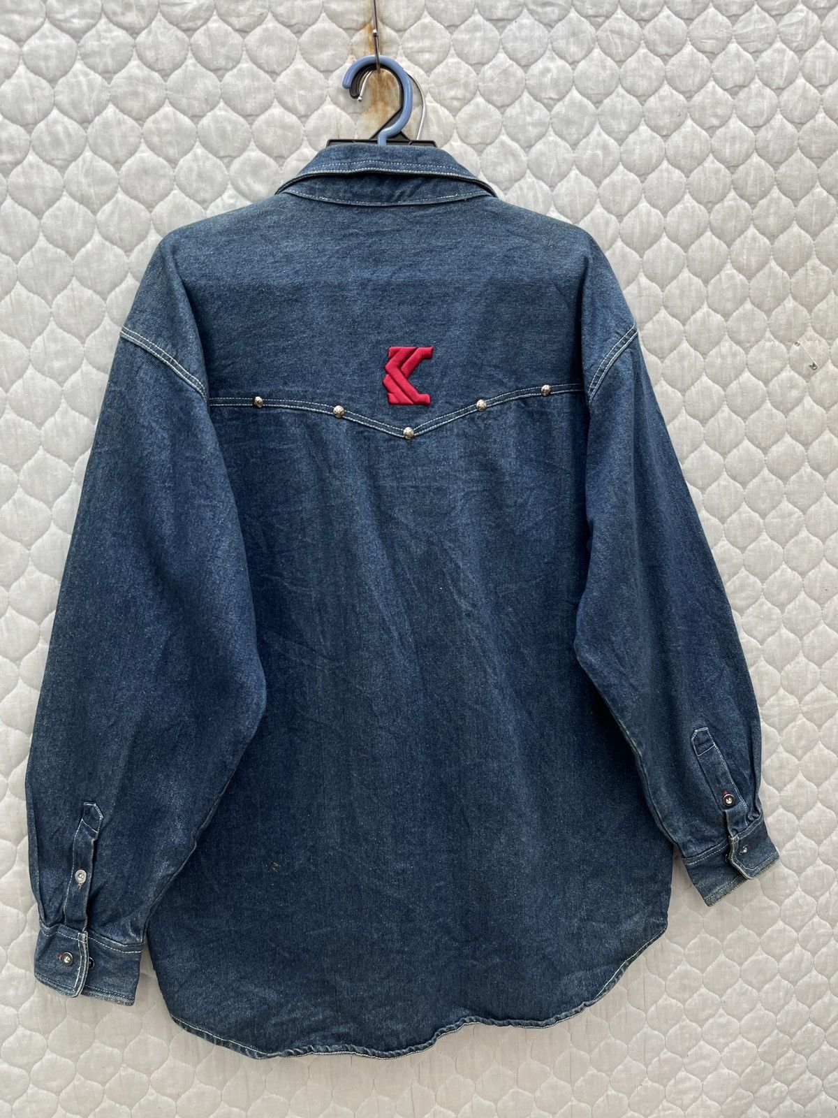Karl Kani 🔥🔥🔥STEALS VINTAGE KARL KANI DENIM JACKET SHIRTS Size US XL / EU 56 / 4 - 6 Thumbnail