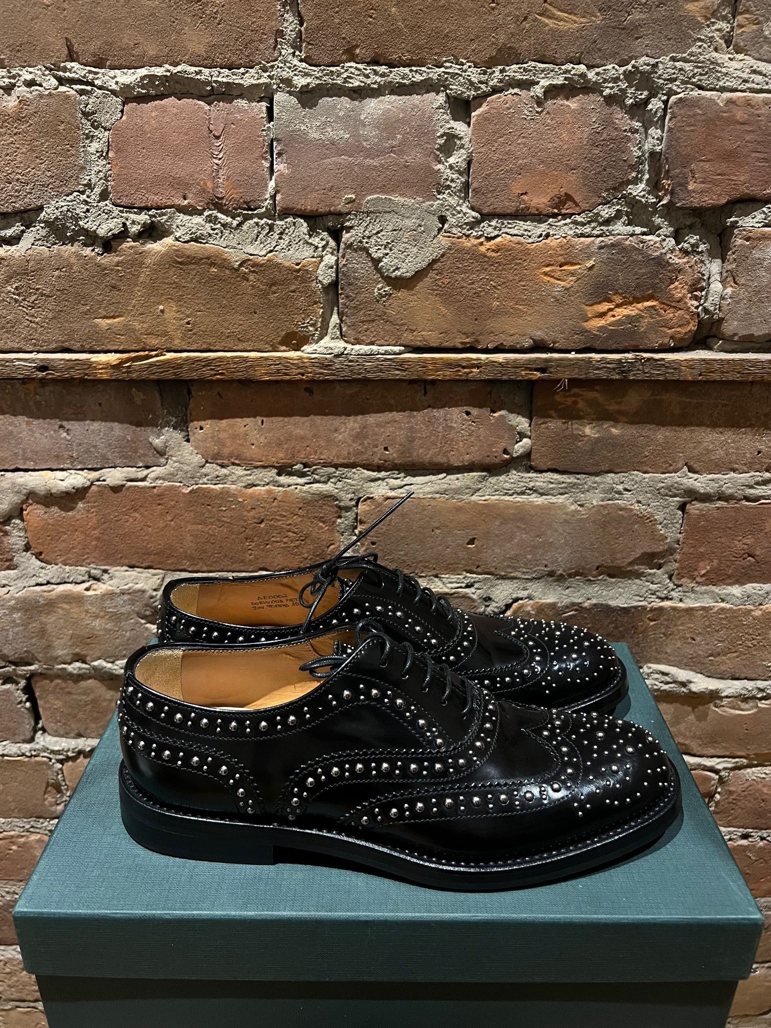 Church's Church’s “Burwood Met” Studded Oxford Size US 5.5 / IT 35.5 - 5 Thumbnail