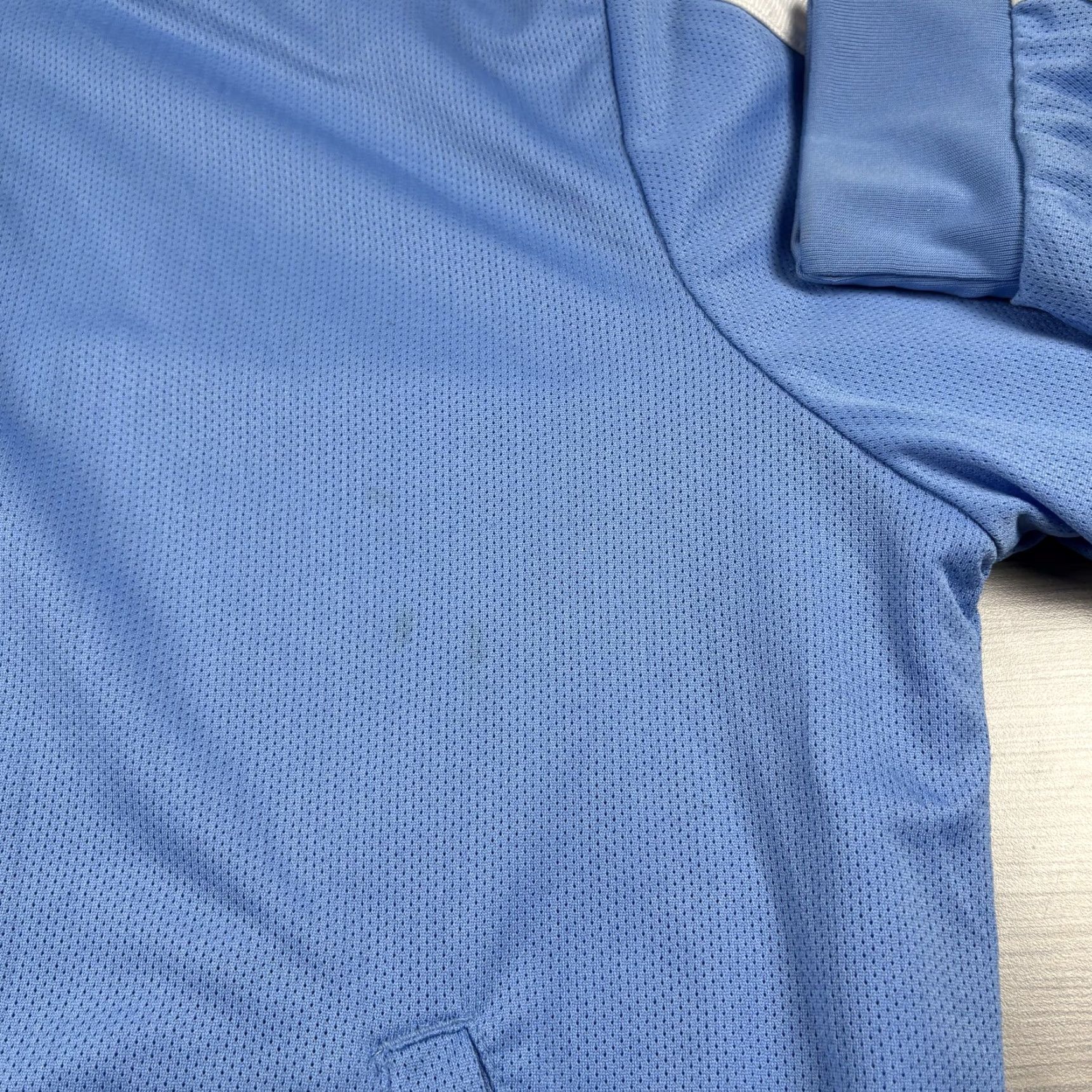 Starter Starter Jacket Mens Large Blue Mist Track Full Zip Retro Striped 100% Polyester Size US L / EU 52-54 / 3 - 4 Thumbnail