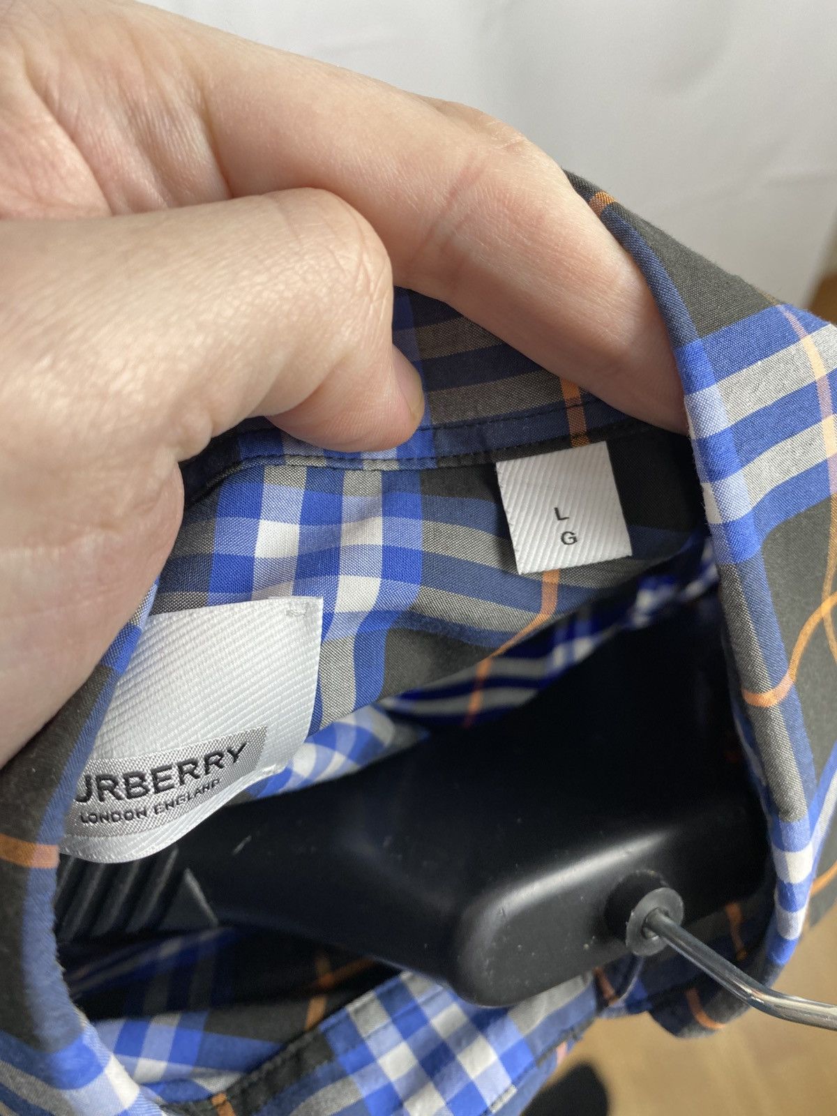 Burberry Burberry Full Check Shirt Button Up Men size L Size US L / EU 52-54 / 3 - 8 Thumbnail