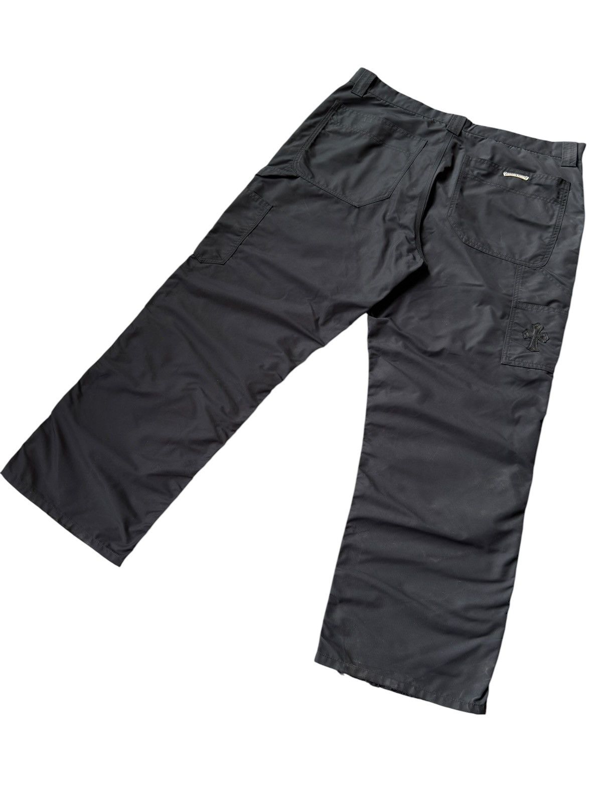 Chrome Hearts Chrome Hearts Nylon/Leather Double Knee Carpenter Pant Black Size US 36 / EU 52 - 4 Thumbnail