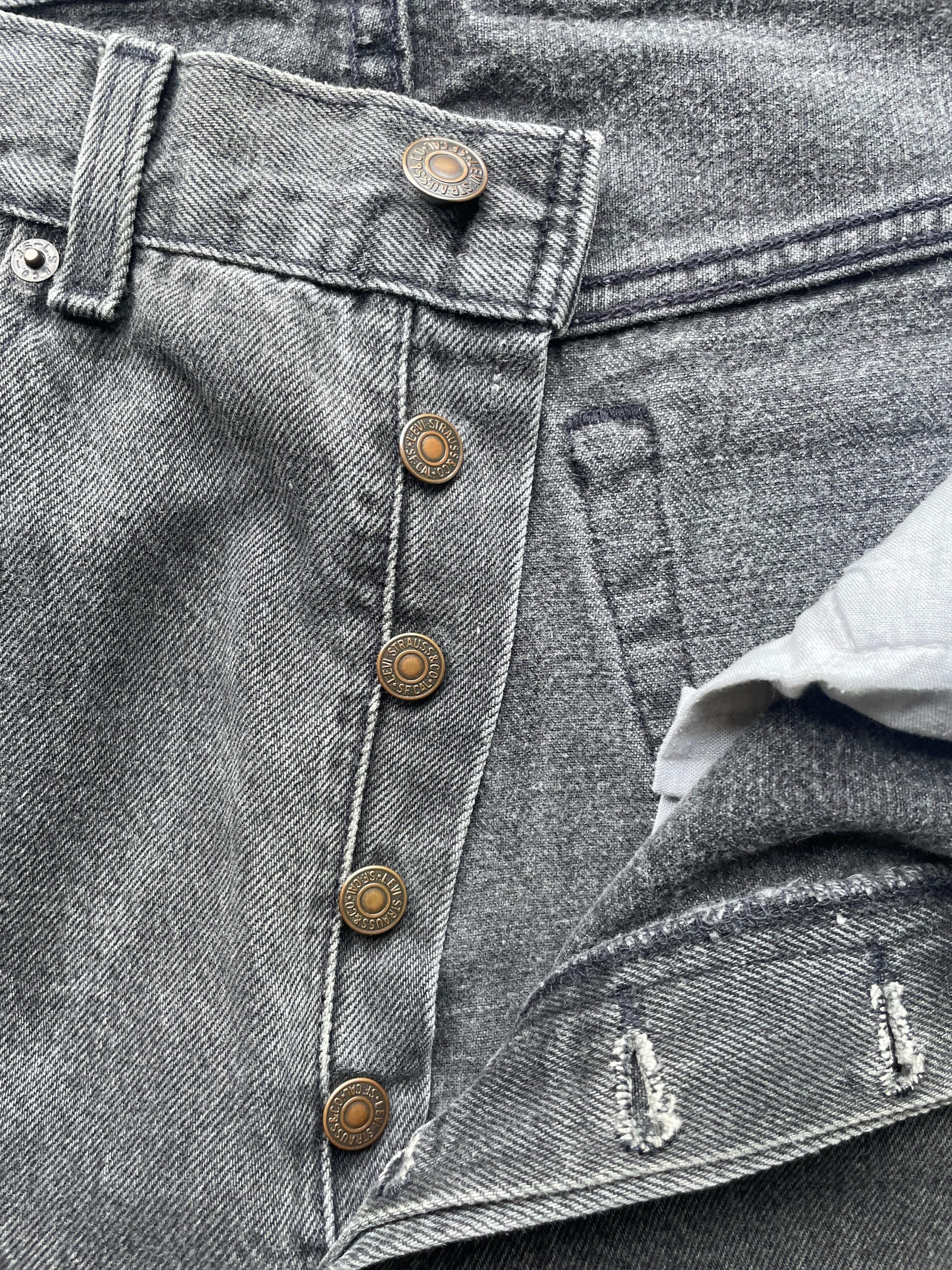 Levi's Vintage 1995 Levis 501 e Single R Distresed & Rework Size US 33 - 9 Thumbnail