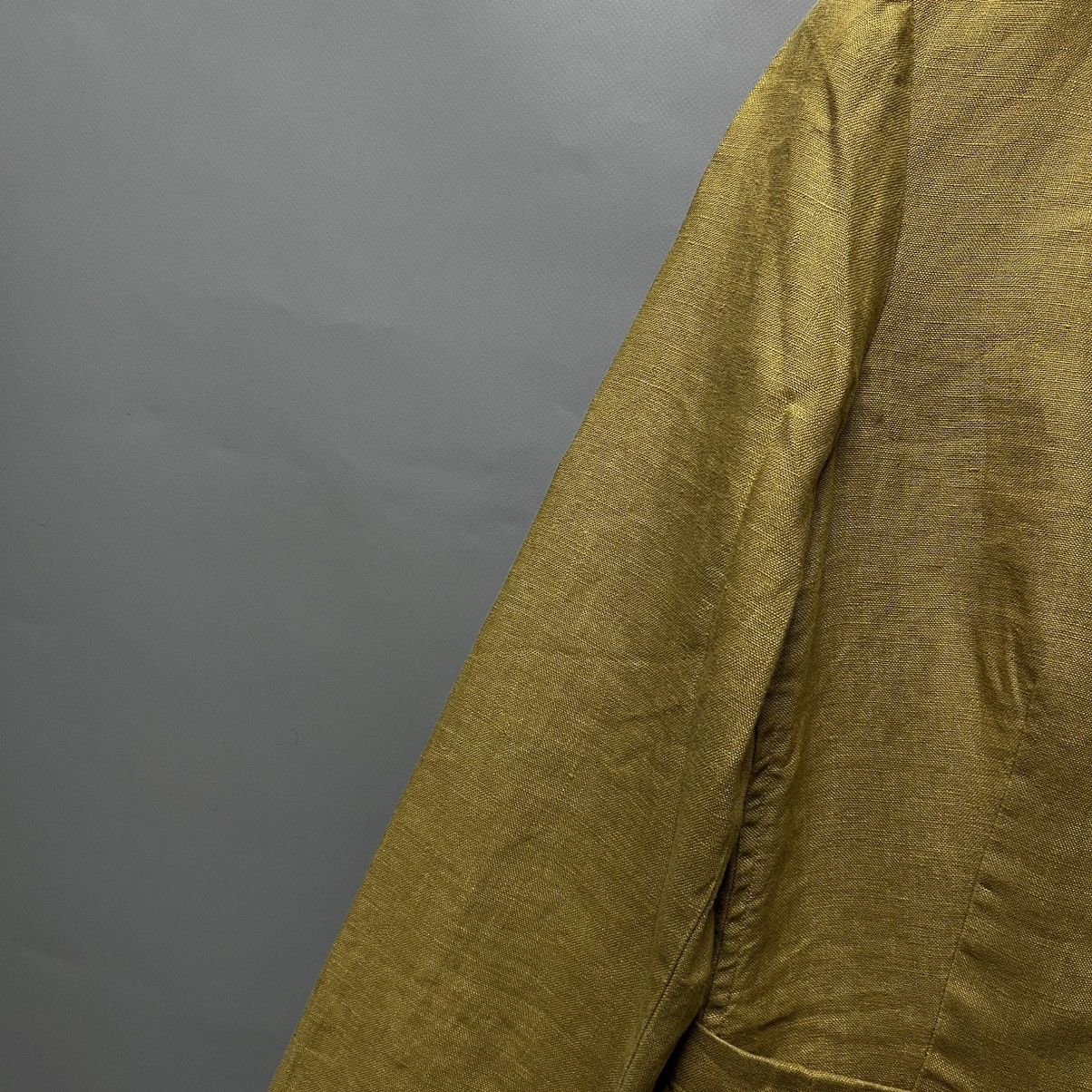 Ralph Lauren Lauren Ralph Lauren 100% Linen Two Button Tan Blazer Jacket Size XS / US 0-2 / IT 36-38 - 6 Thumbnail