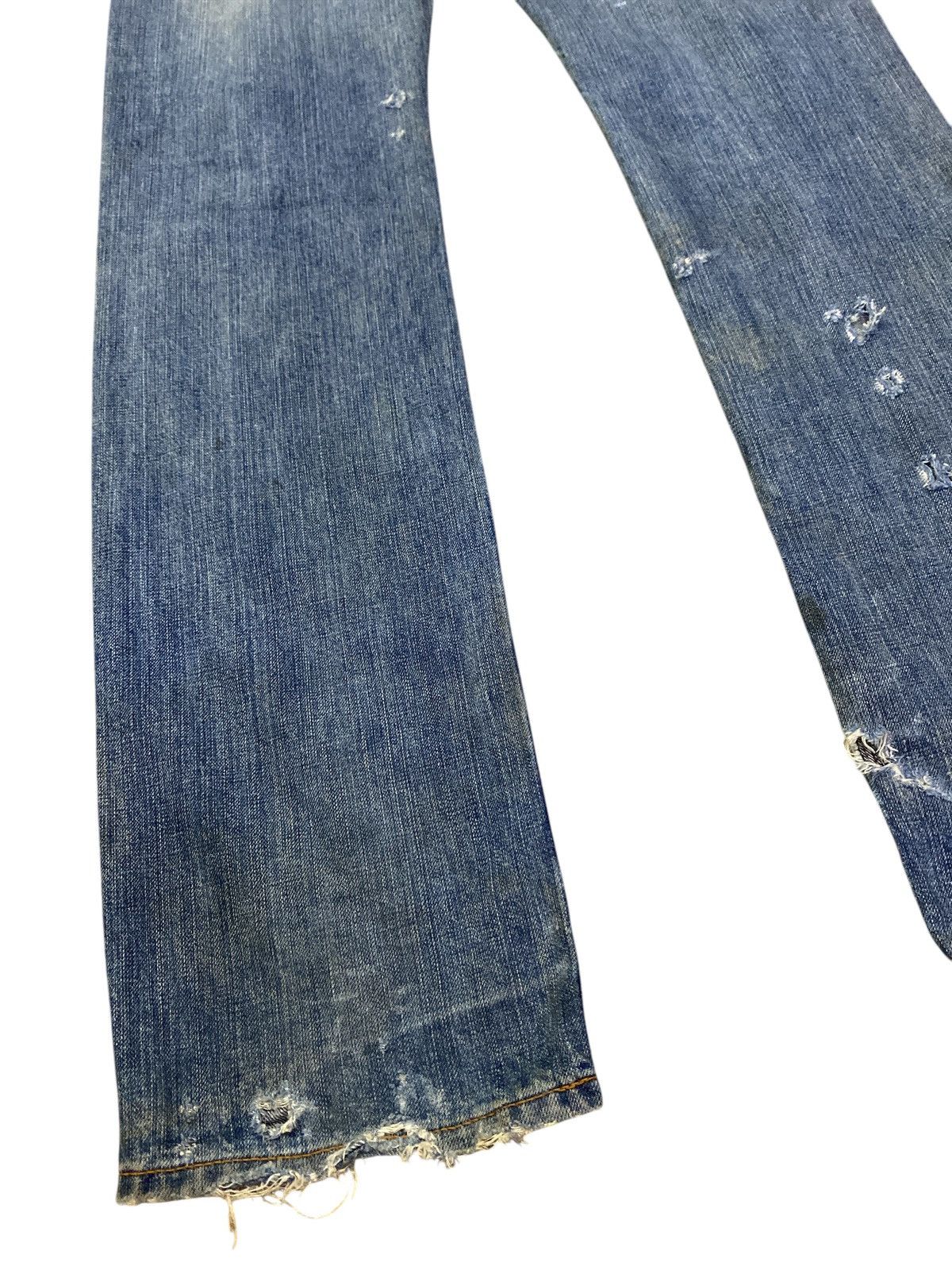 Burberry Burberry Black Label Distressed Denim Size US 31 - 17 Thumbnail