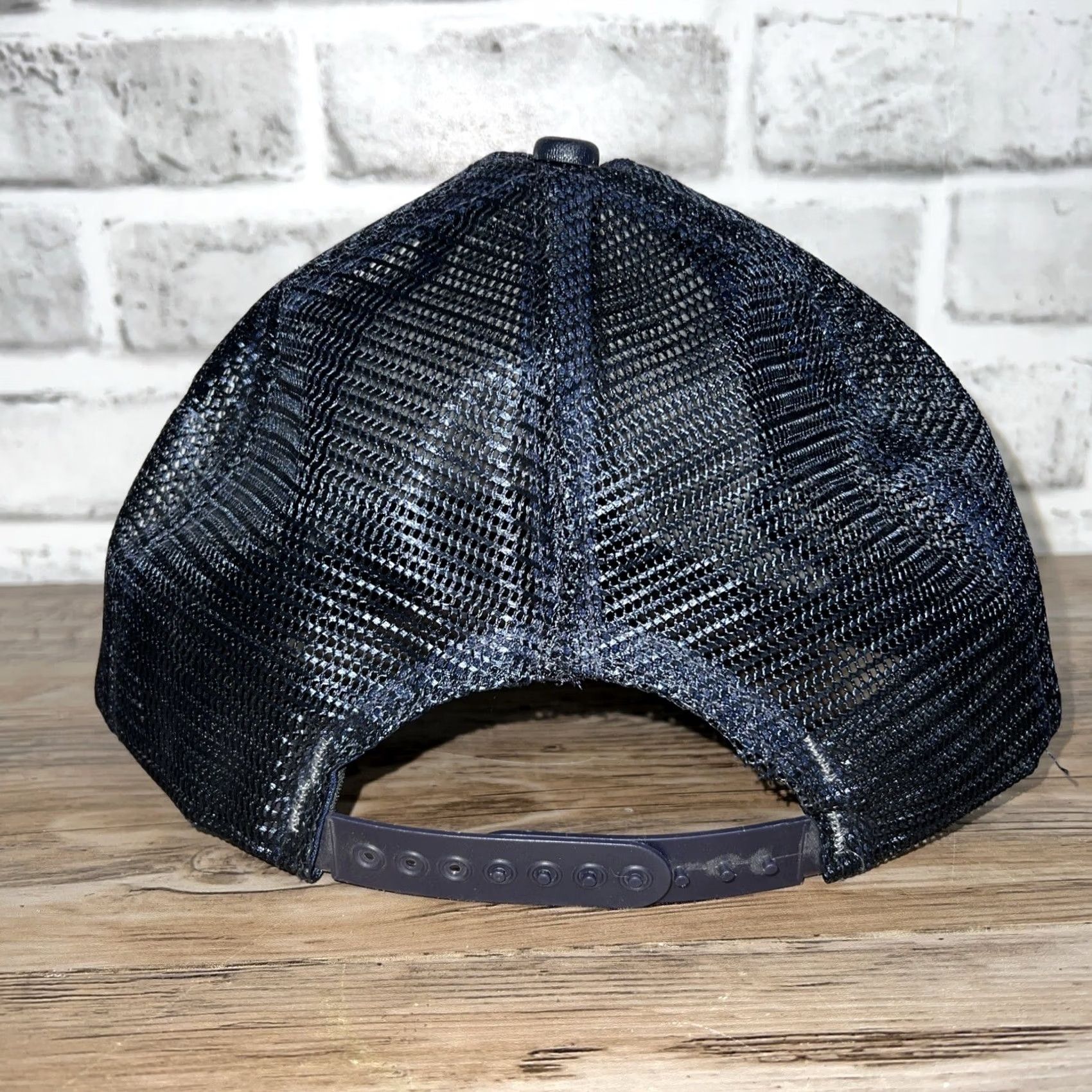 Vintage VINTAGE Space Shuttle Snap Back Hat Mens One Size Blue Snapback Space Mens Size ONE SIZE - 4 Thumbnail