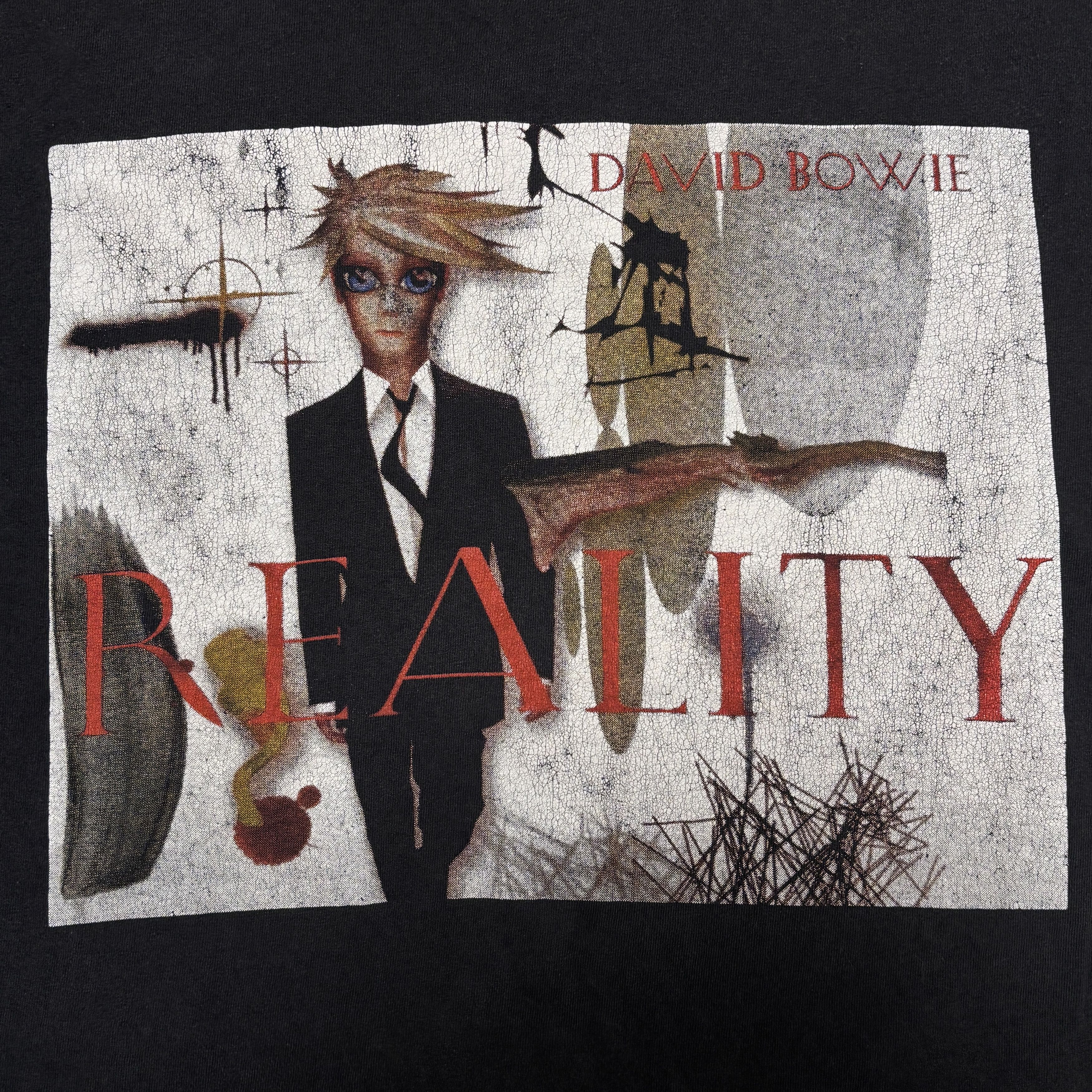 Band Tees Vintage David Bowie Shirt 2003 Tour Vintage Band Tees Size US XL / EU 56 / 4 - 5 Thumbnail