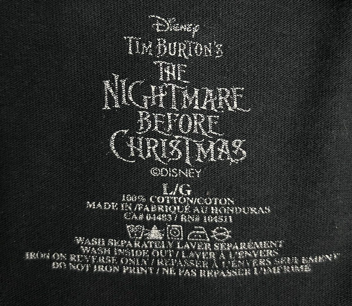 Disney × Vintage DISNEY TIM BURTON’S THE NIGHTMARE BEFORE CHRISTMAS SHIRT Size US L / EU 52-54 / 3 - 6 Thumbnail