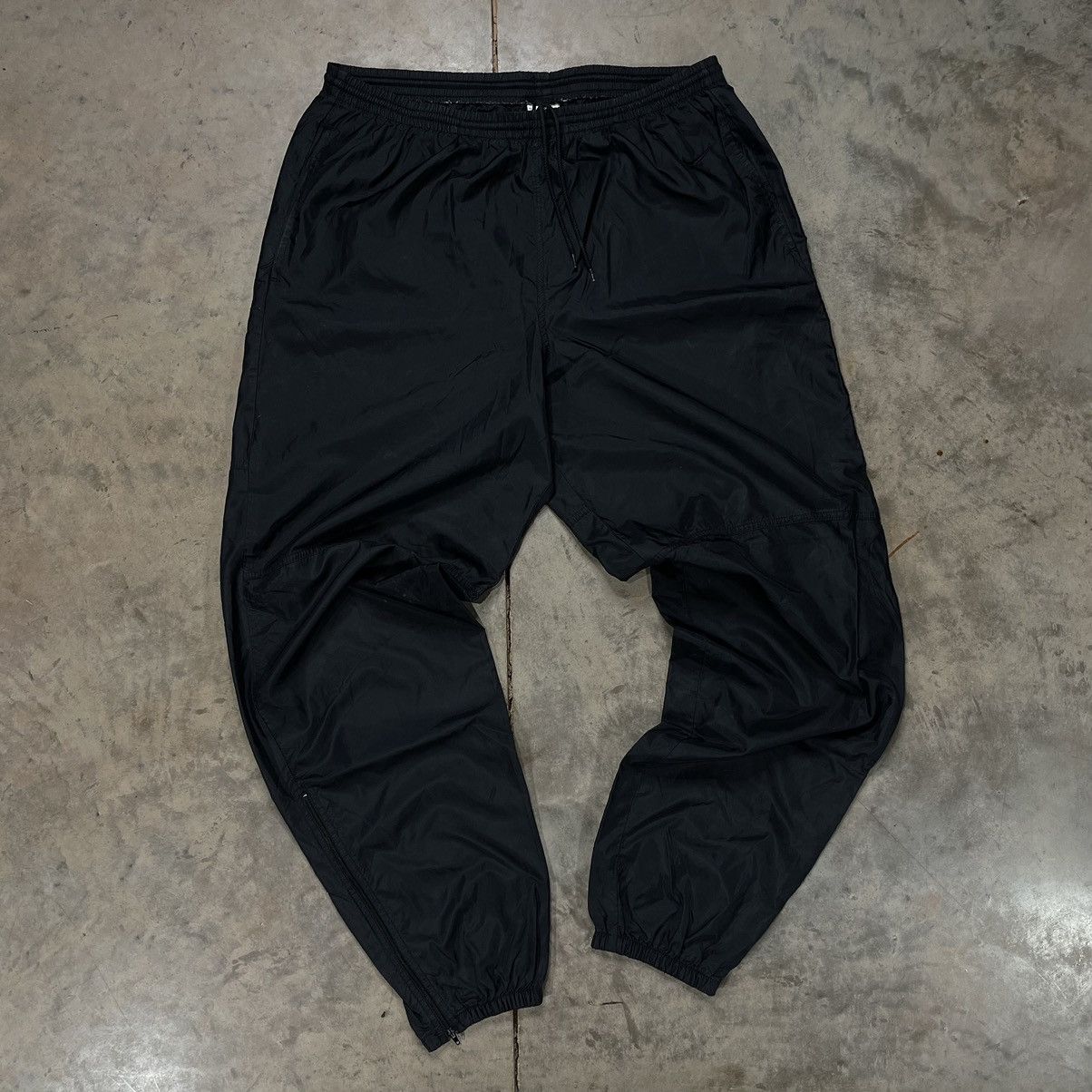 Nike Vintage Nike Nylon Pants Baggy Fit Tonal Logo Jogger 90s | Grailed