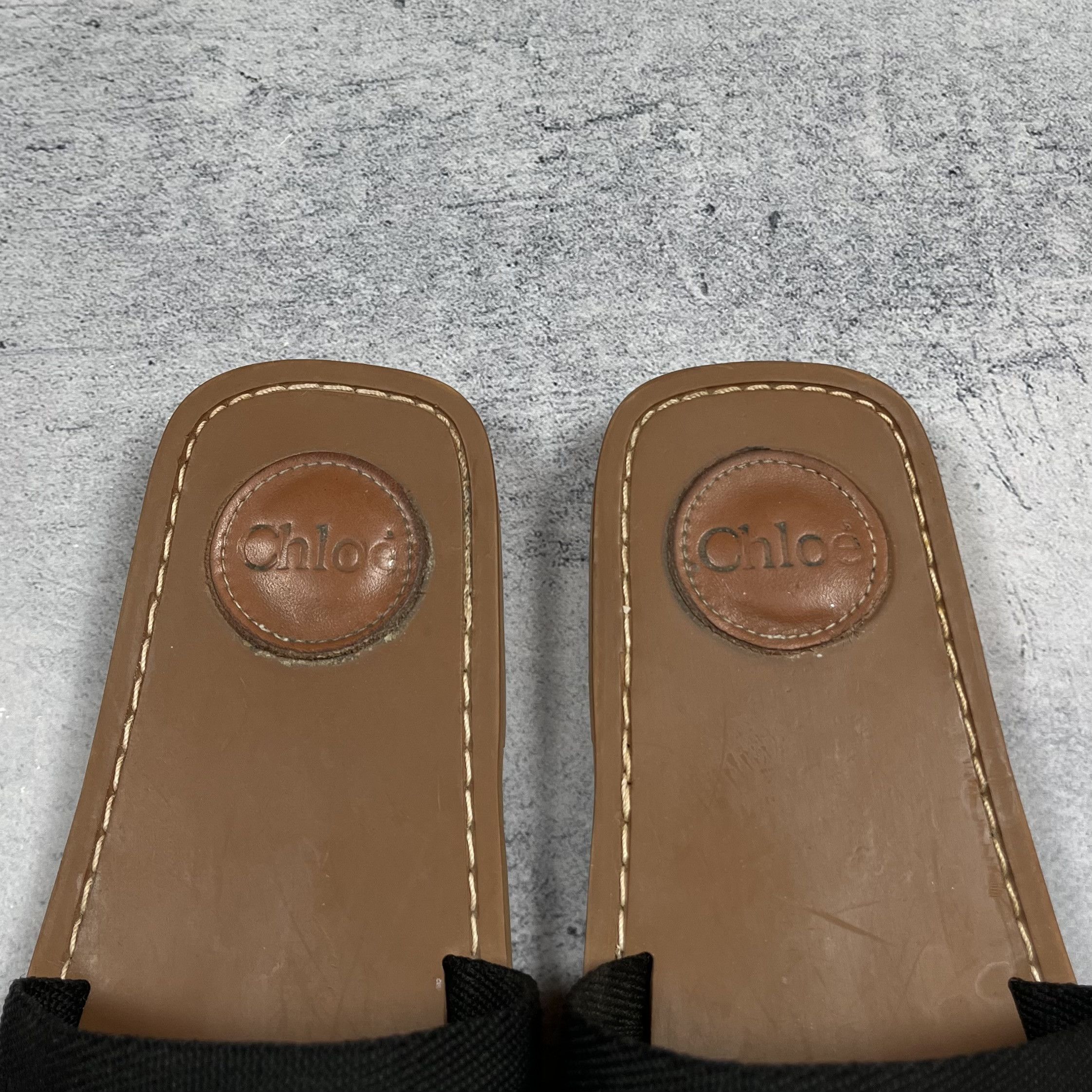Chloe Ladies Chloe Woody Slide Flat Size 38 Size US 7.5 / IT 37.5 - 8 Thumbnail