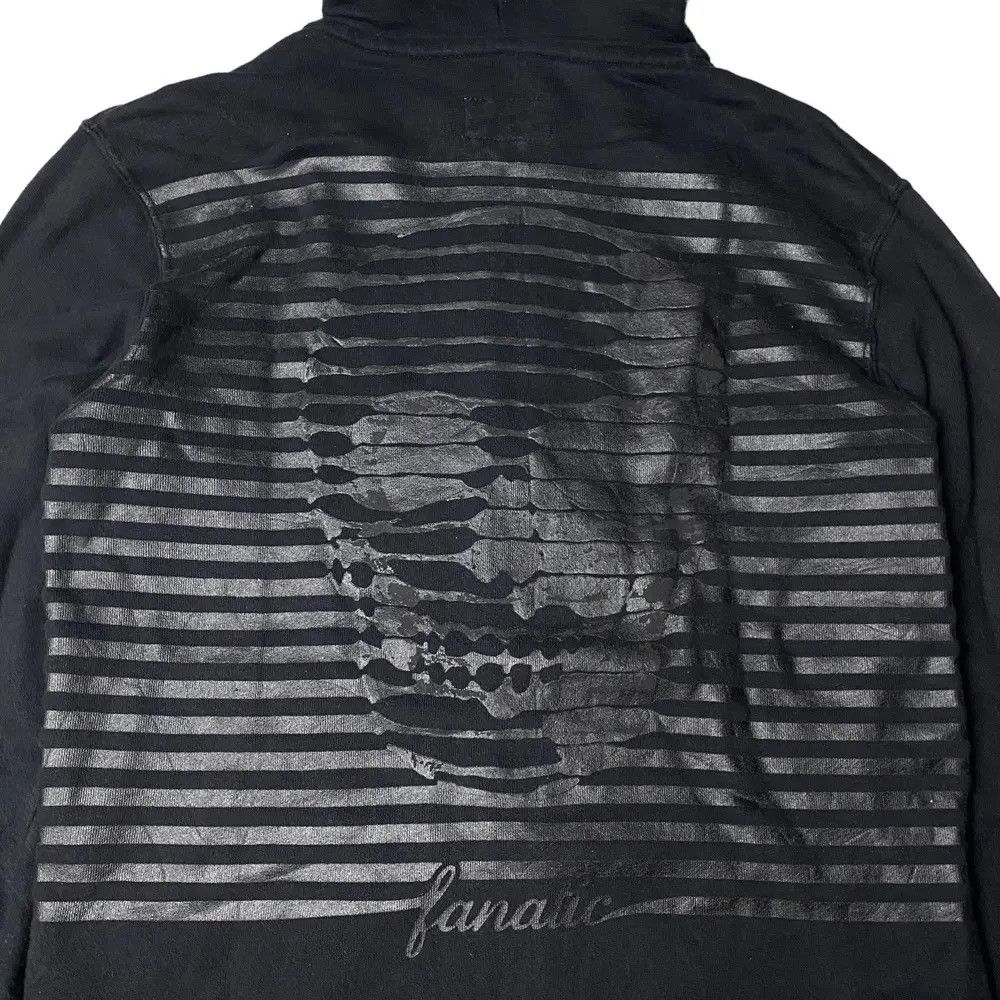 Japanese Brand Stooge & Co Skull Linen Zip Hoodie Size US S / EU 44-46 / 1 - 5 Thumbnail