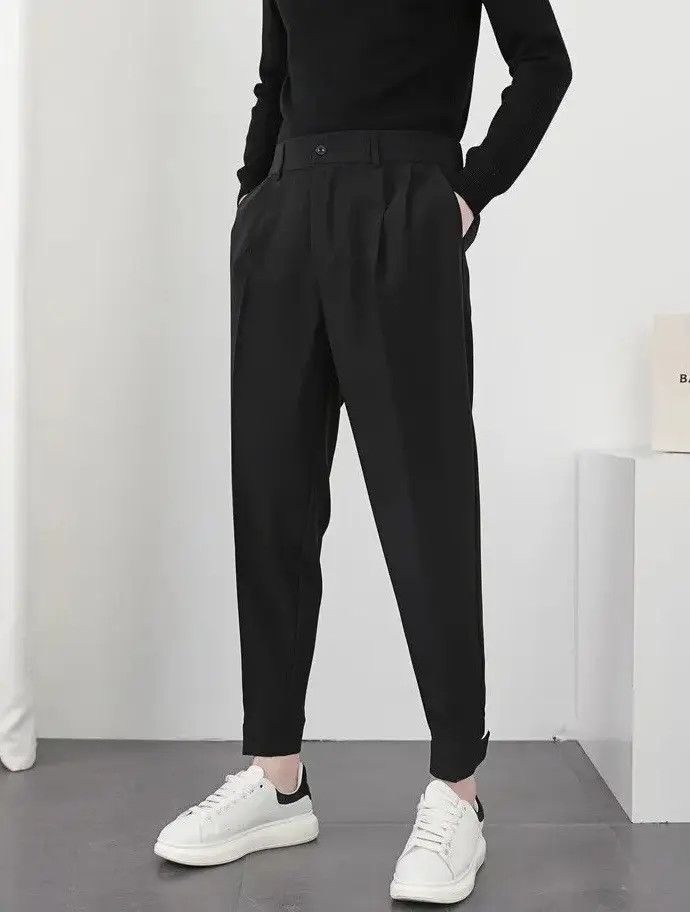 Japanese Brand Casual Pants Elastic Waist Trousers Streetwear Size US 32 / EU 48 - 4 Thumbnail