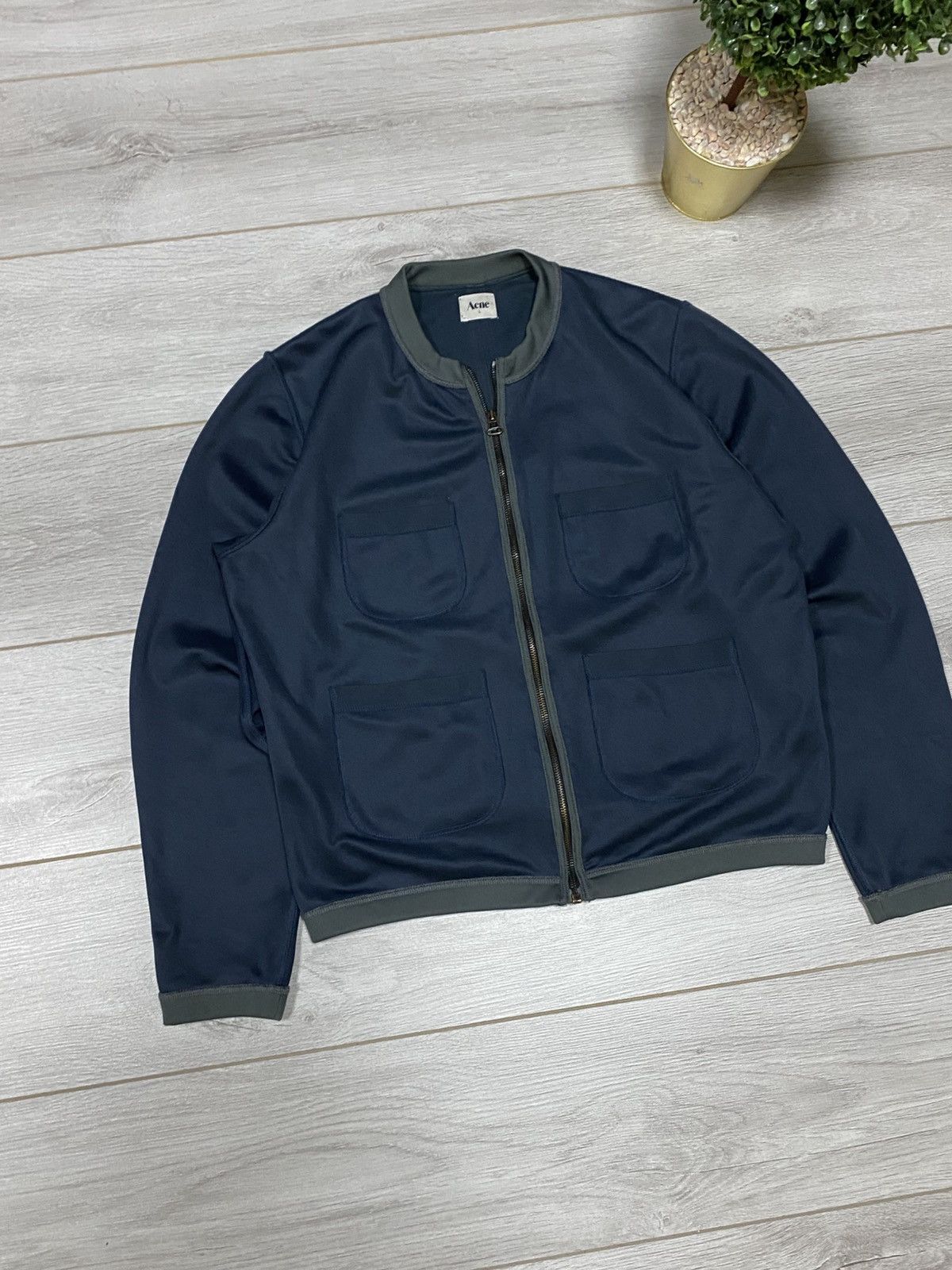 Acne Studios Acne Studios Pigall DF A/W 08 Pockets Zip Jumper / Jacket Size US L / EU 52-54 / 3 - 3 Thumbnail