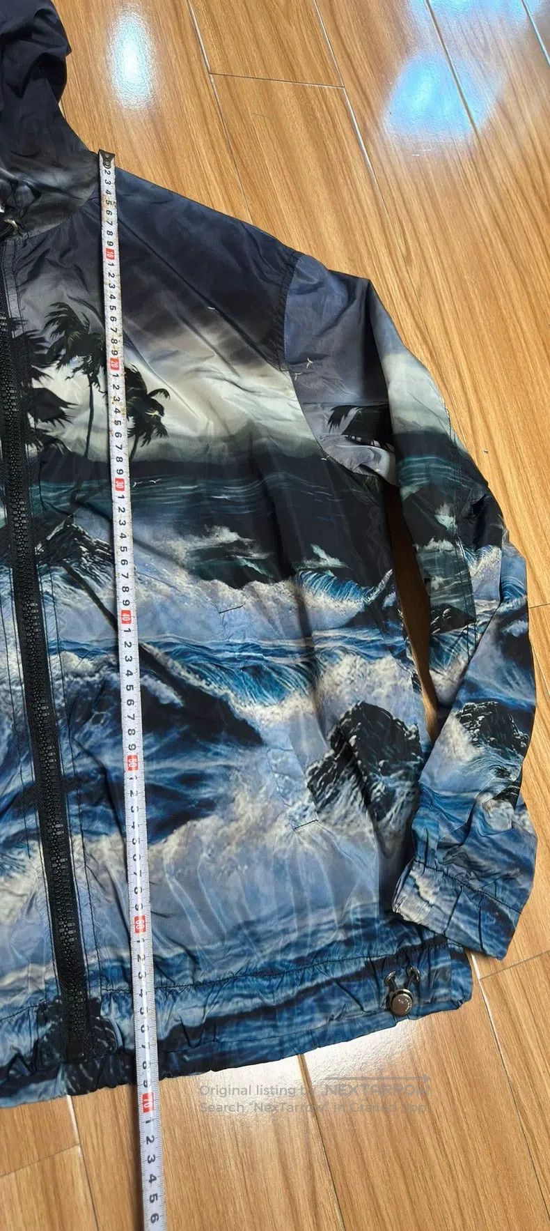 Givenchy Givenchy Hawaiian Ink Washed Men's Jacket Outerwear Zip-up Size US S / EU 44-46 / 1 - 7 Thumbnail