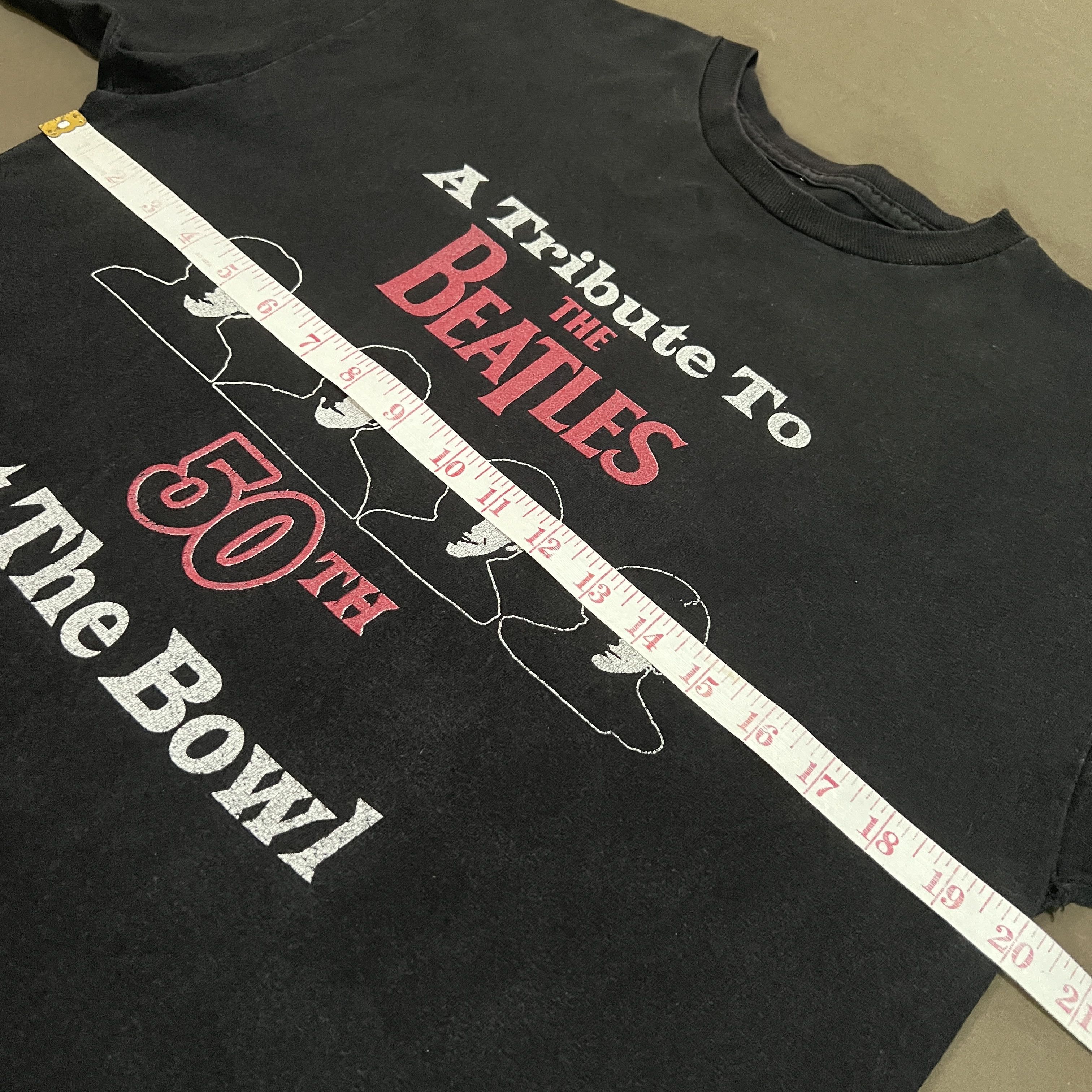 Band Tees × Rap Tees The Beatles 50th at The Hollywood Bowl Promo Tee Size US M / EU 48-50 / 2 - 9 Thumbnail