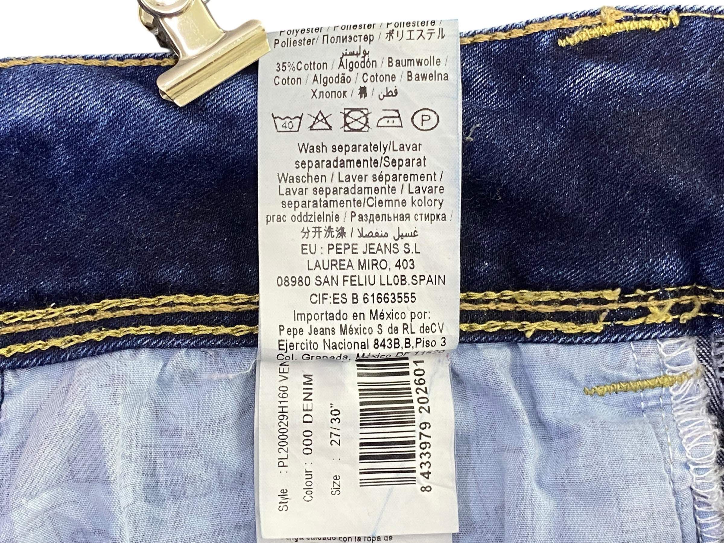 Japanese Brand Pepe Skinny Jeans Japanese Embroidered Jeans Size 27" / US 4 / IT 40 - 3 Thumbnail