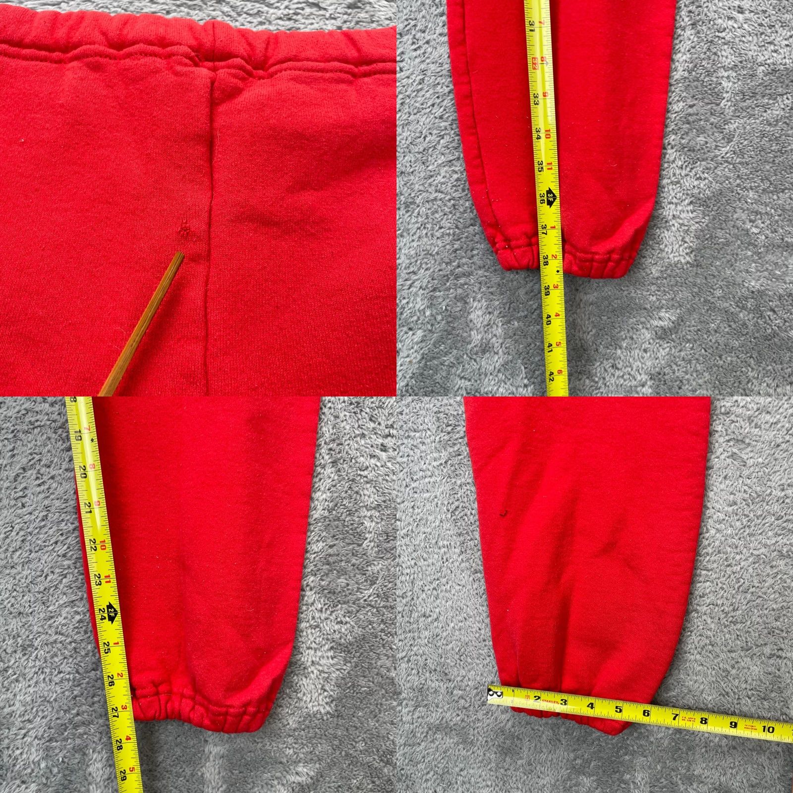 Russell Athletic VINTAGE Russell Athletic Sweatpants Mens M Red Dri Power Fleece Tapered Leg Size US 31 - 8 Thumbnail