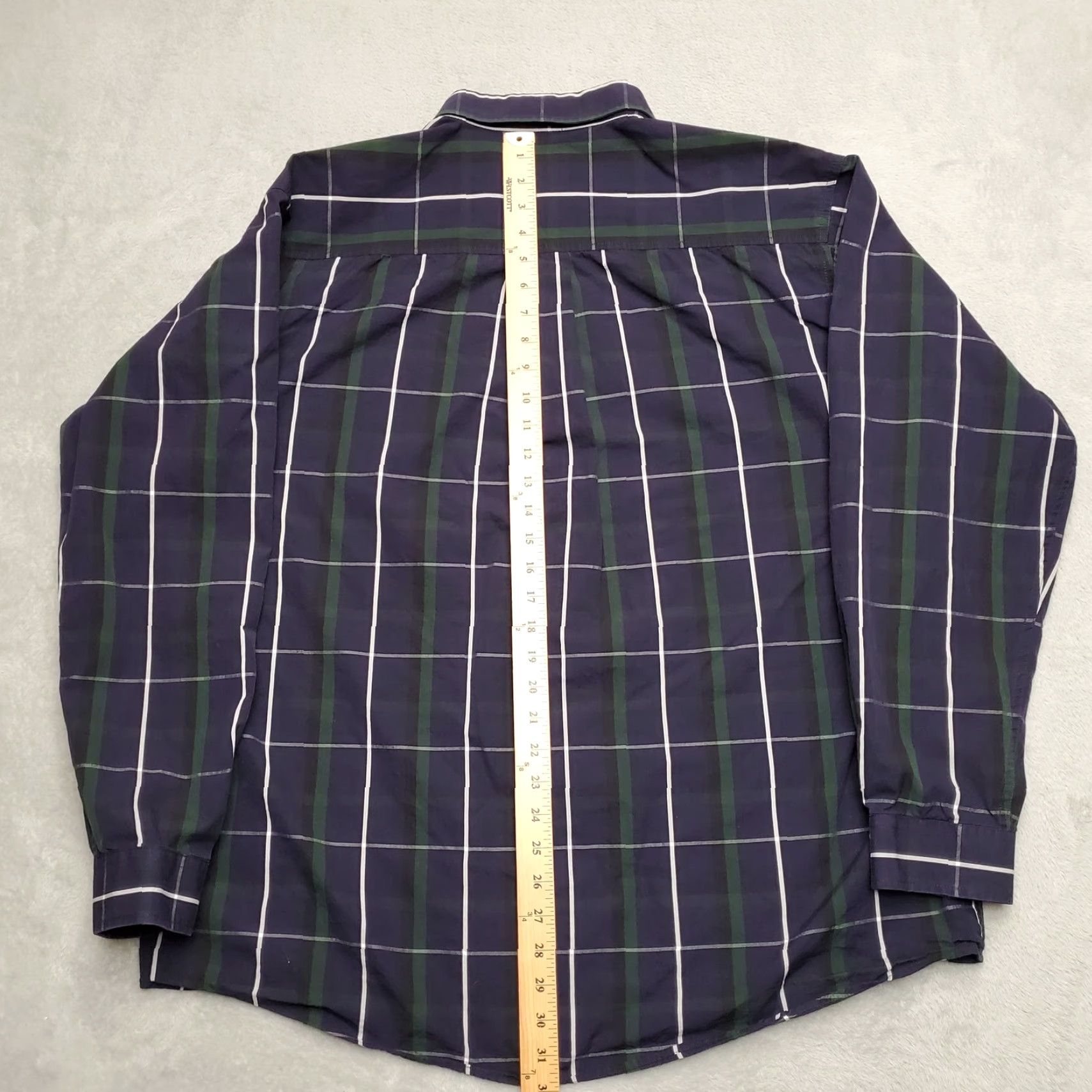 Vintage Cinch Shirt Mens XL Blue Window Pane Plaid Cowboy Western Ranch Casual Shirt Mens XL Blue Window Pane Plaid Cinch Size US XL / EU 56 / 4 - 7 Thumbnail
