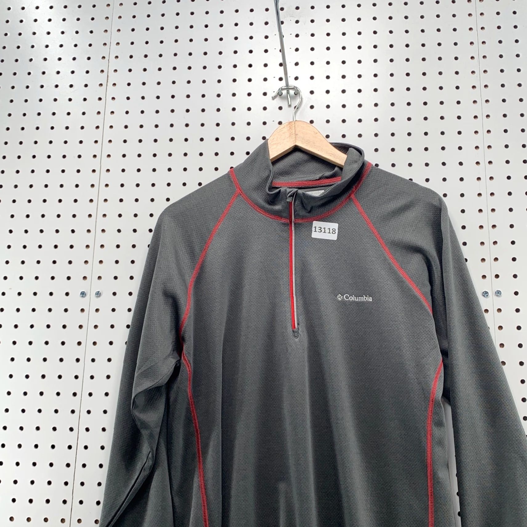 Vintage Columbia Mens 1/4 Training Long Sleeve Gray Red Size L Pullover Logo Knit Crew Neck Sweatshirt Shirt Size US L / EU 52-54 / 3 - 5 Thumbnail