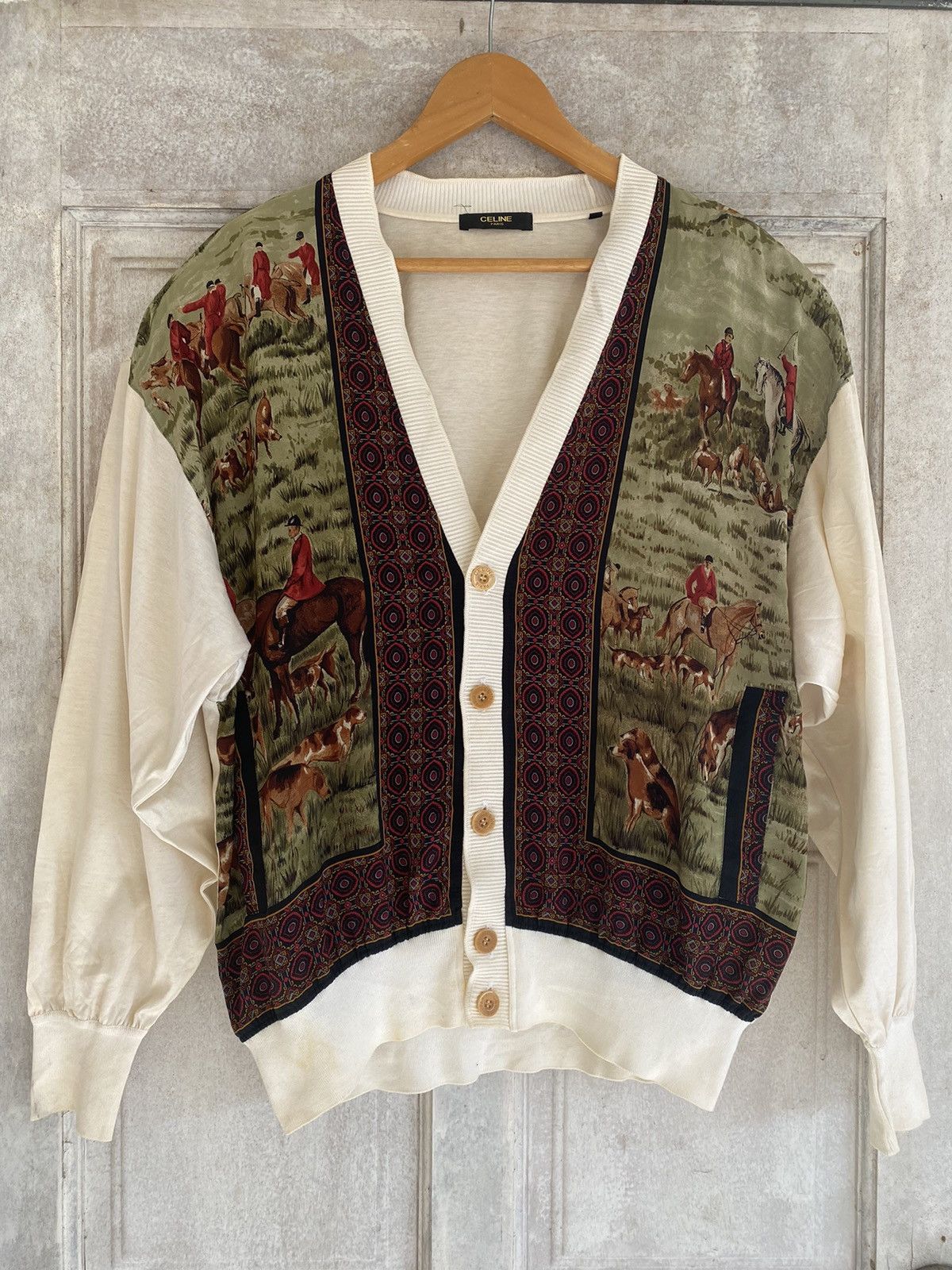 Celine Celine Paris Cardigan Size M / US 6-8 / IT 42-44 - 1 Thumbnail