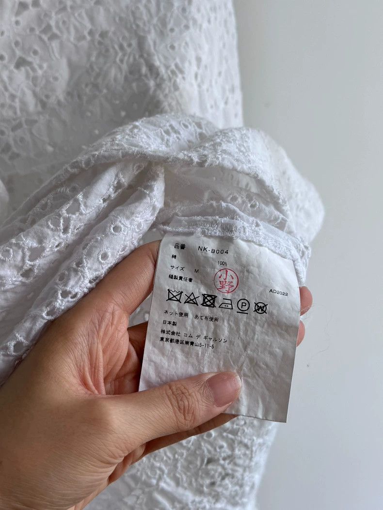 Comme des Garcons Comme Des Garcons White bow tie shirt 2505-Nextarrow Size M / US 6-8 / IT 42-44 - 3 Thumbnail