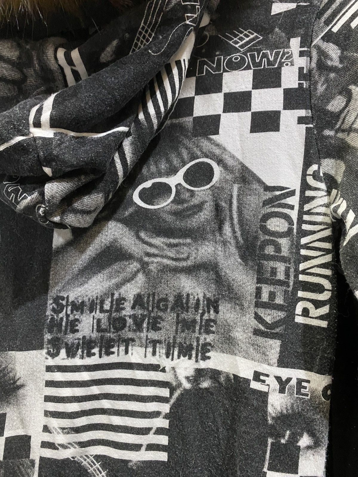 If Six Was Nine Pandora Smile Again Hysteric Glamour Furr Hoodie Size M / US 6-8 / IT 42-44 - 12 Thumbnail