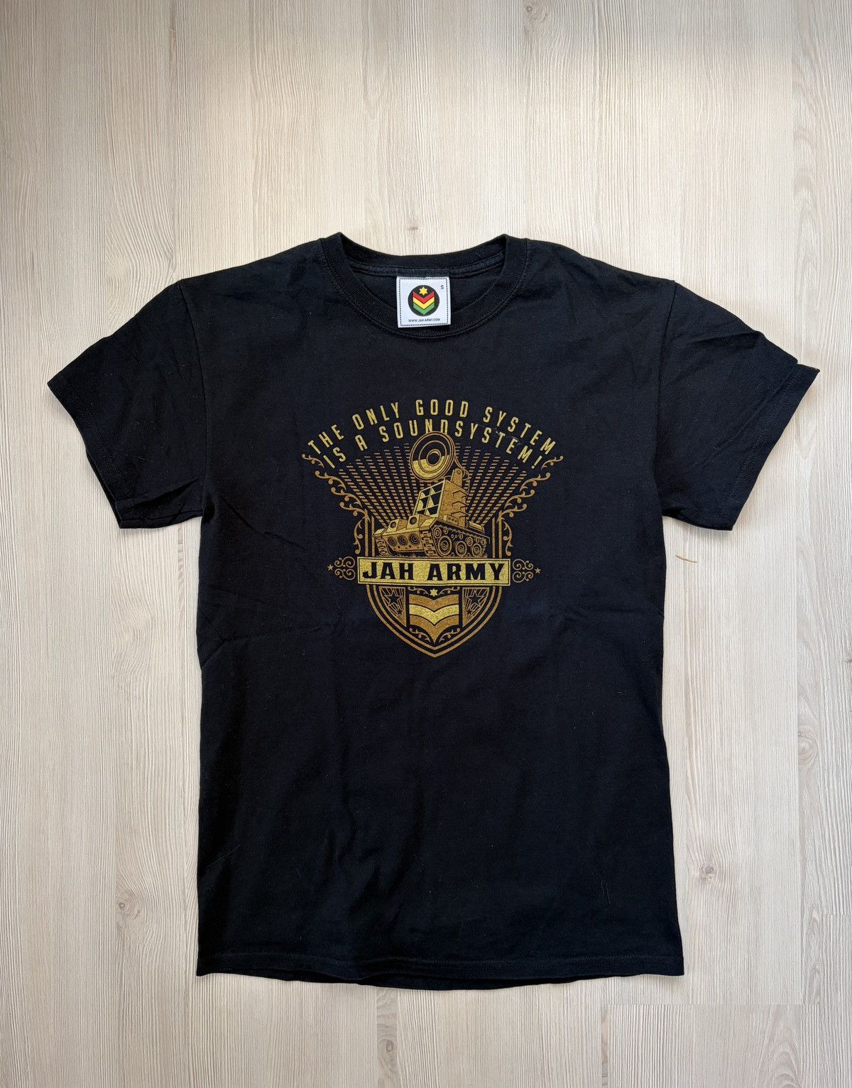 Vintage Jah Army Rastafari Rasta T-shirt Size US S / EU 44-46 / 1 - 1 Thumbnail