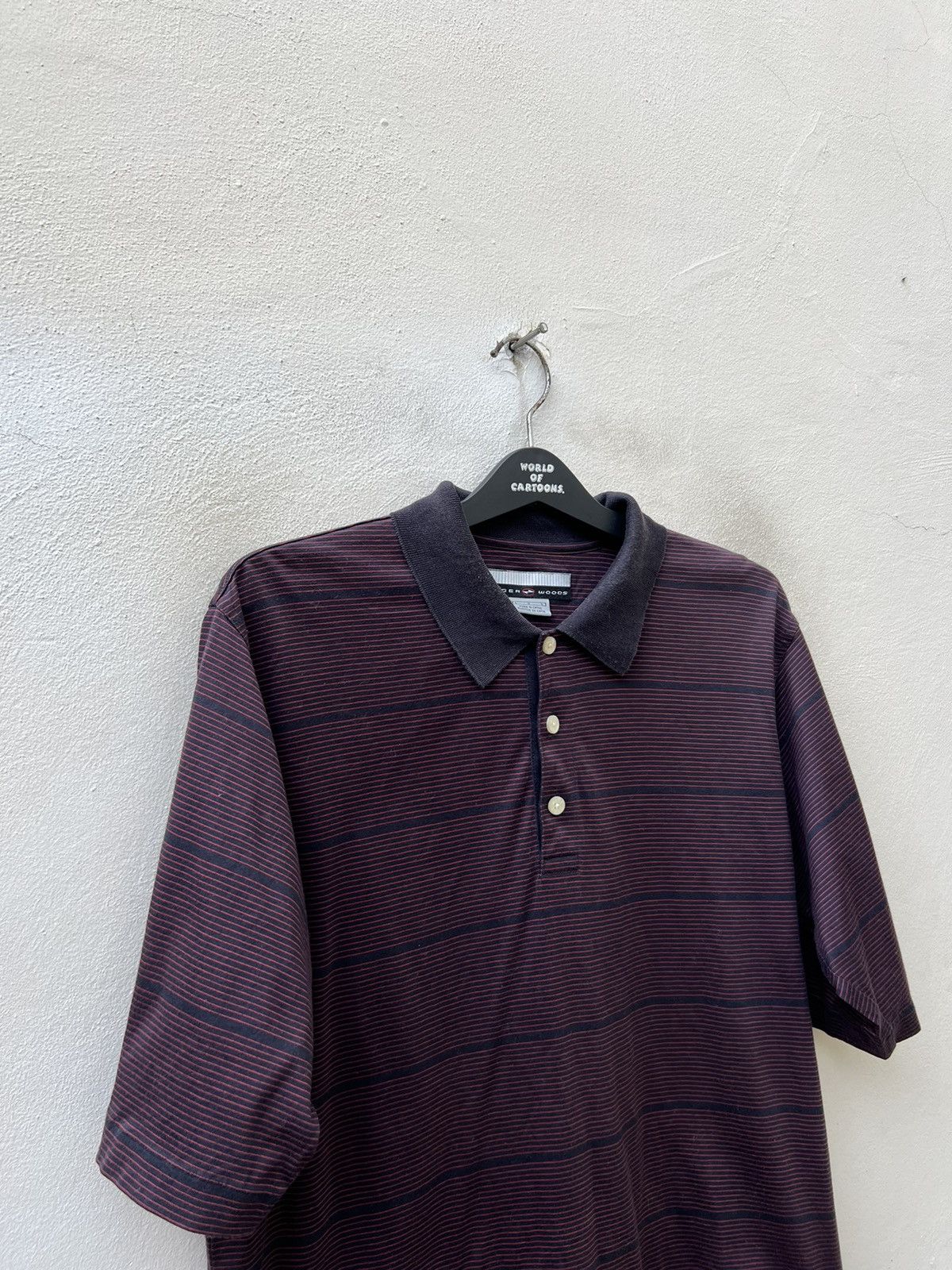Nike Vintage 2000s Nike Tiger Wood Striped Polo Shirt Golf Size US L / EU 52-54 / 3 - 7 Thumbnail